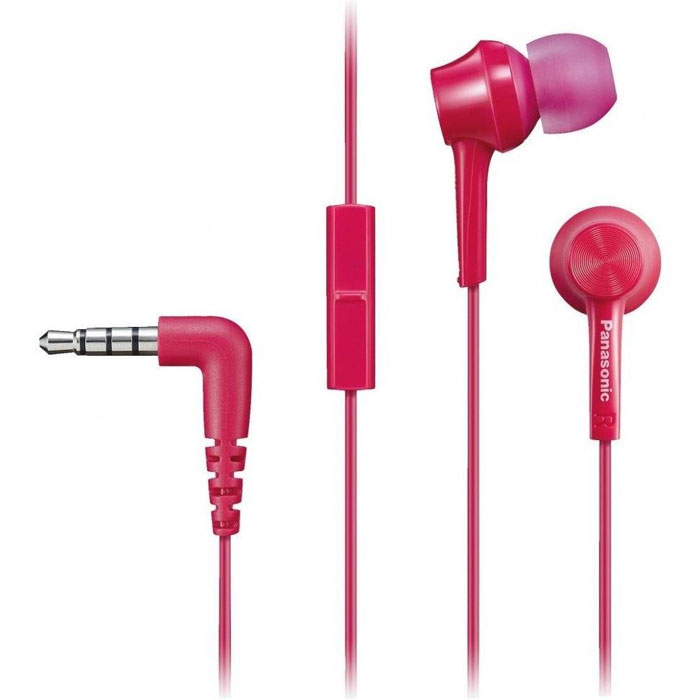 Panasonic RP-TCM105E-P, Pink наушники гарнитура panasonic rp tcm105e w белый