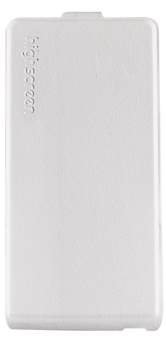 Highscreen Flip Case чехол для Power Five, White23016 Highscreen Flip Case чехол для Power Five, White23016Чехол с откидной крышкой Highscreen Flip Case для Power Five надежно защищает ваш смартфон от внешних воздействий, грязи, пыли, брызг. Он также поможет при ударах и падениях, не позволив образоваться на корпусе царапинам и потертостям. Чехол обеспечивает свободный доступ ко всем функциональным кнопкам смартфона и камере.