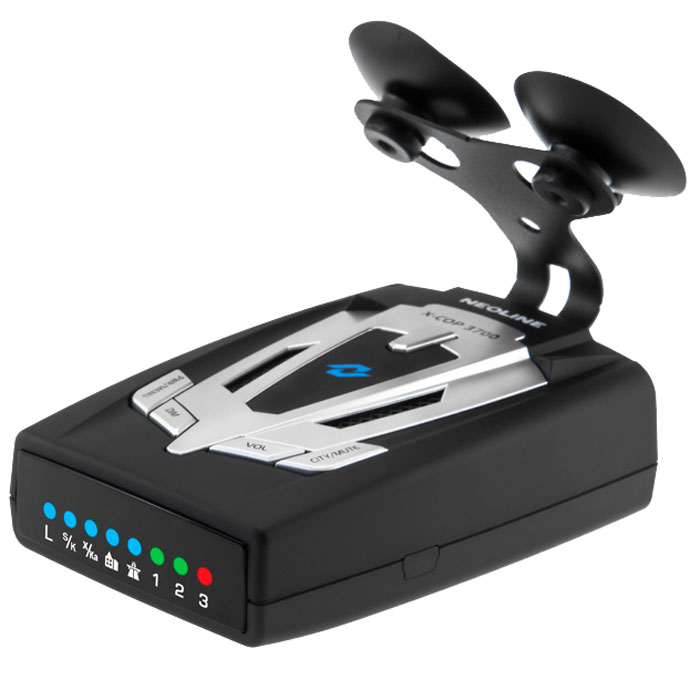 Neoline X-COP 3700 радар-детектор301421 Neoline X-COP 3700 радар-детектор301421Neoline X-COP 3700 создан на базе новой платформы повышенной чувствительности SDTCT Plus, которая гарантирует своевременное обнаружение сигналов широкого спектра диапазонов, в том числе маломощных полицейский радаров.Радар-детектор Neoline Х-СОР 3700 оснащен дополнительным модулем, настроенным на обнаружение частот, которые излучает один из самых распространенных полицейских радаров - Стрелка. Это позволит водителю с двойной гарантией обнаружить полицейский радар и вовремя принять меры.Neoline X-COP 3700 имеет встроенный дополнительный модуль обнаружения полицейского радара Стрелка-СТ и Стрелка-М (24.150 Ггц) и уверенно обнаруживает неуловимый радар на расстоянии до 1,5 км.Новейшая платформа SDTCT Plus и специальная настройка ПО позволяет уверенно детектировать слабые сигналы, получаемые от маломощных полицейских радаров. Антенна радар-детектора более чувствительна к поступающим сигналам, что также положительно сказывается на обнаружении радаров на большом расстоянии.Данные типы радаров имеют видеомодуль для фиксации нарушения проезда по полосе общественного транспорта и радиомодуль фиксации скорости автомобиля. X-COP 3700 легко справляется с ними за 800-1500 метров.Все реже сотрудники ДПС используют мобильные радары для детектирования скорости автомобиля. Но все же, Х-СОР 3700 уверенно распознает данные устройства на расстоянии 800-1000 метров в зависимости от расположения ландшафта.При обнаружении сигнала полицейского радара Х-СОР 3700 отобразит мощность данного сигнала в промежутке от 1 до 3 на шкале дисплея. Чем выше уровень сигнала, тем интенсивней произойдет звуковое оповещение.Neoline X-COP 3700 имеет звуковое оповещение о полученных сигналах и функцию затухания громкости на 50% через 6 сек после обнаружения полицейского радара. Тем самым водитель избежит надоедливого звукового сопровождения.Neoline X-COP 3700 – это совместная разработка ведущих российских и корейских специалистов в области автомобильной электроники.