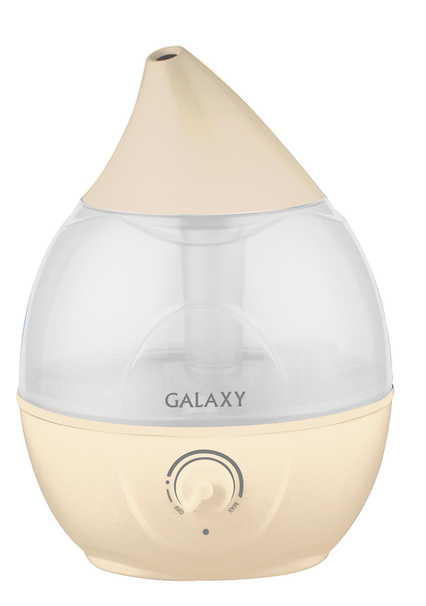 Galaxy GL8005, Beige увлажнитель воздуха4650067301600 Galaxy GL8005, Beige увлажнитель воздуха4650067301600Ультразвуковой увлажнитель воздуха Galaxy GL8005 не только поможет создать в помещении необходимый микроклимат, но и защитит мебель из дерева и картины от порчи. Особенно необходимо использование увлажнителя в отопительный период, когда воздух в квартирах становится очень сухим, что крайне отрицательно сказывается на состоянии комнатных растений и кожи человека. Увлажнитель прост и удобен в использовании, снабжен регулятором интенсивности увлажнения и съемным резервуаром для воды. При отсутствии воды в резервуаре прибор автоматически отключается.Регулятор интенсивности увлажненияНизкое потребление электроэнергииИндикатор работы и опустошения резервуараРаботает от сети 220-240В