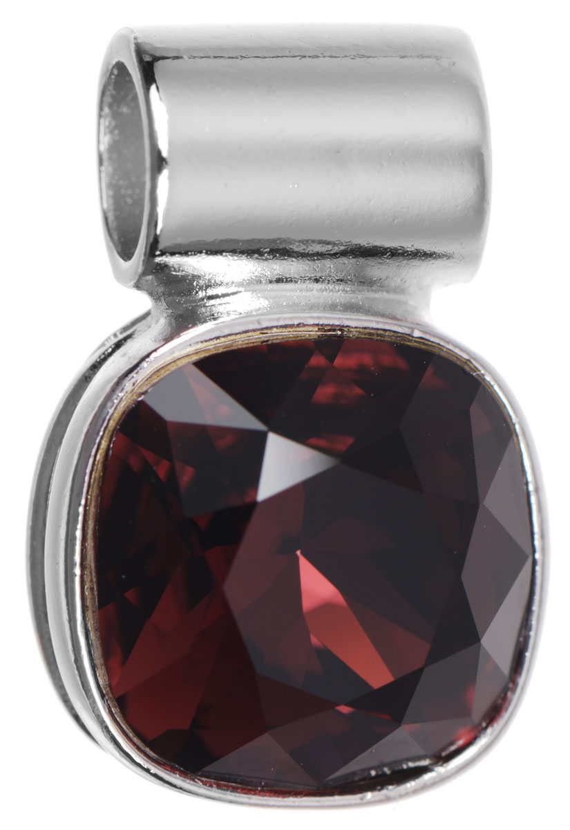 Подвеска Jenavi Неопра, цвет: серебряный, бордовый. k282f31639890|Колье (короткие одноярусные бусы) Подвеска Jenavi Неопра, цвет: серебряный, бордовый. k282f31639890|Колье (короткие одноярусные бусы)Подвеска Jenavi Неопра выполнена из гипоаллергенного ювелирного сплава, оформлена покрытием из серебра и родия. Подвеска дополнена граненым кристаллом Swarovski.Изделие имеет отверстие, которое позволит использовать шнур или цепочку любого диаметра.Подвеска Jenavi Неопра поможет дополнить любой образ и привнести в него завершающий яркий штрих.