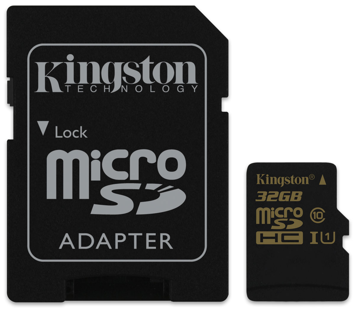 Kingston microSDHC Class 10 UHS-I 32GB карта памяти с адаптеромSDCA10/32GB Kingston microSDHC Class 10 UHS-I 32GB карта памяти с адаптеромSDCA10/32GBКарта памяти Kingston microSDHC Class 10 UHS-I обеспечивает скорость чтения 90 МБ/с и записи 45 МБ/с; она считывает до 9 раз быстрее и записывает до 4,5 раза быстрее, чем стандартные карты памяти microSDHC Class 10. Технология UHS-I U1 позволяет снимать видео в формате Full HD, трехмерное видео и прямые трансляции без задержек, а также выполнять серийную съемку с помощью телефона. Более высокие минимальные скорости записи обеспечивают высокое качество видео без рывков и быструю передачу данных, особенно при использовании устройств чтения карт памяти с интерфейсом USB 3.0 компании Kingston.Карты памяти Kingston microSDHC Class 10 UHS-I позволяют записывать больше видео без замены карт. На карте памяти можно хранить до 80 минут видео (48 Мбит/с), до 28 сжатых видео формата MP4 или до 8302 файлов MP3, чтобы вы всегда могли брать коллекции видео и музыки с собой в дорогу. Эта универсальная карта памяти водонепроницаема,ударостойка и виброустойчива, имеет защиту от рентгеновского излучения и от экстремальных температур.Фотографы могут положиться на надежность этой карты памяти при съемке в движении, а также при работе в жестких условиях. Пользователи смартфонов, планшетов и фотоаппаратов могут по достоинству оценить преимущества повышенной скорости передачи и высокую производительность, обеспечиваемую картой памяти Kingston microSDHC Class 10 UHS-I; карта памяти совместима с хост-устройствами microSDHC и несовместима со стандартными устройствами чтения microSD. Максимально увеличьте скорость работы карты памяти, объединив ее с устройством чтения с поддержкой UHS-I, например, с MobileLite G3 или USB 3.0 Media Reader компании Kingston. Карты памяти имеют пожизненную гарантию, бесплатную техническую поддержку и отличаются легендарной надежностью Kingston.