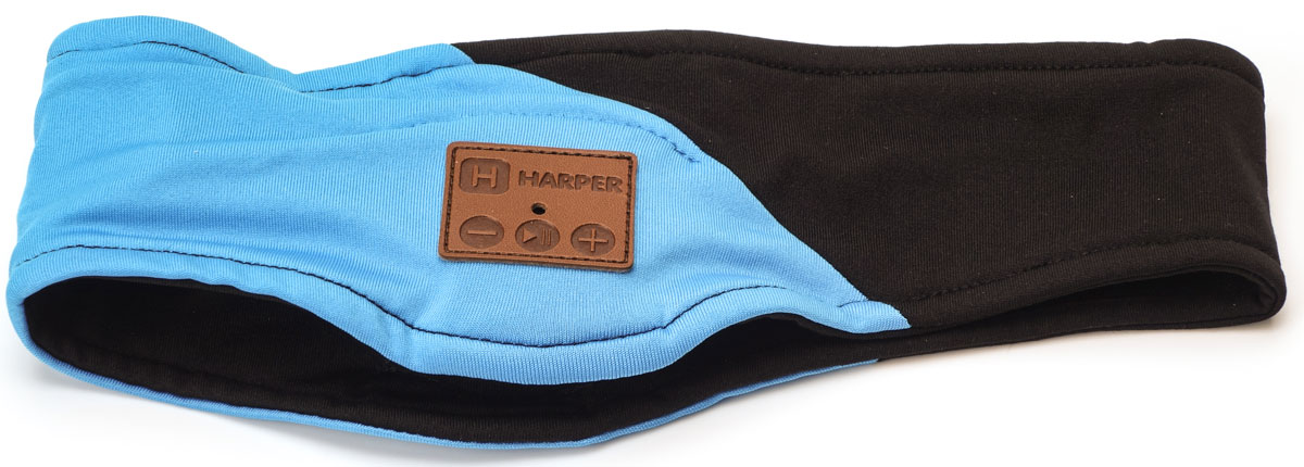 Harper HB-500, Black спортивная повязка с Bluetooth-гарнитуройH00000917 Harper HB-500, Black спортивная повязка с Bluetooth-гарнитуройH00000917Спортивная повязка Harper HB-500 с Bluetooth-гарнитурой. На местах, где находятся уши пользователя, вшиты наушники. В основе используется материал, состоящий из полиэстера - 90% и спандекса - 10%. Повязка не раздражает при длительной носке. Все активные элементы на правом наушнике.