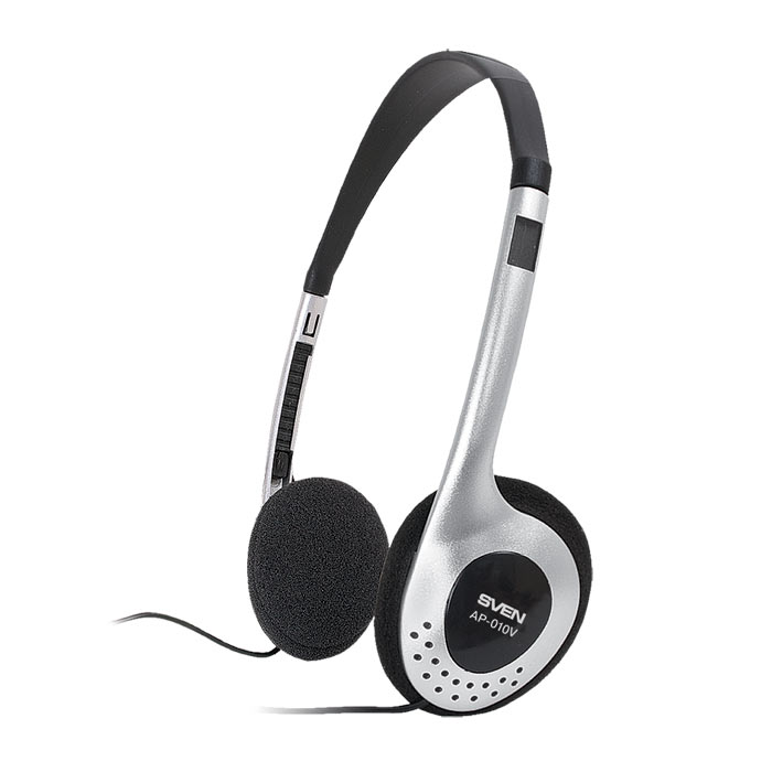 Sven AP-010V наушникиSV-007225 Sven AP-010V наушникиSV-007225Стереонаушники AP-010 выпускаются с удобным регулятором громкости на кабеле. Особенности: мягкие амбушюры, облегченная конструкция регулируемого оголовья.