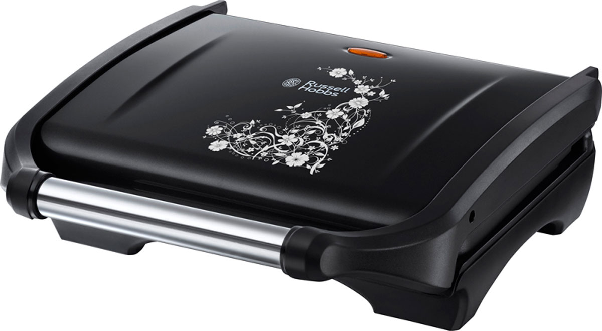 Russell Hobbs 19925-56 Legacy Floral электрогриль19925-56 Russell Hobbs 19925-56 Legacy Floral электрогриль19925-56Если вы хотите готовить блюда на гриле быстро, легко и с наибольшей пользой для здоровья, новый гриль Russell Hobbs из коллекции Legacy Floral станет неотъемлемой деталью вашей кухонной техники. Это превосходный прибор для приготовления сырных сэндвичей на гриле, бургеров, свежего мяса, рыбы или других блюд. Корпус гриля с изысканным дизайном, украшенный цветочным орнаментом, имеет такую конструкцию, которая позволяет выводить излишки вредного жира из продуктов в специальный съемный поддон, что сохраняет пользу продукта без потери вкуса и сочности готового блюда. Гриль Legacy Floral идеален для семейных застолий, вмещая одновременно до 5 порций еды. На нем можно приготовить множество блюд по рецептам для грилей и духовки. Пластины с антипригарным покрытием легко очищаются, достаточно просто протереть их после приготовления пищи.