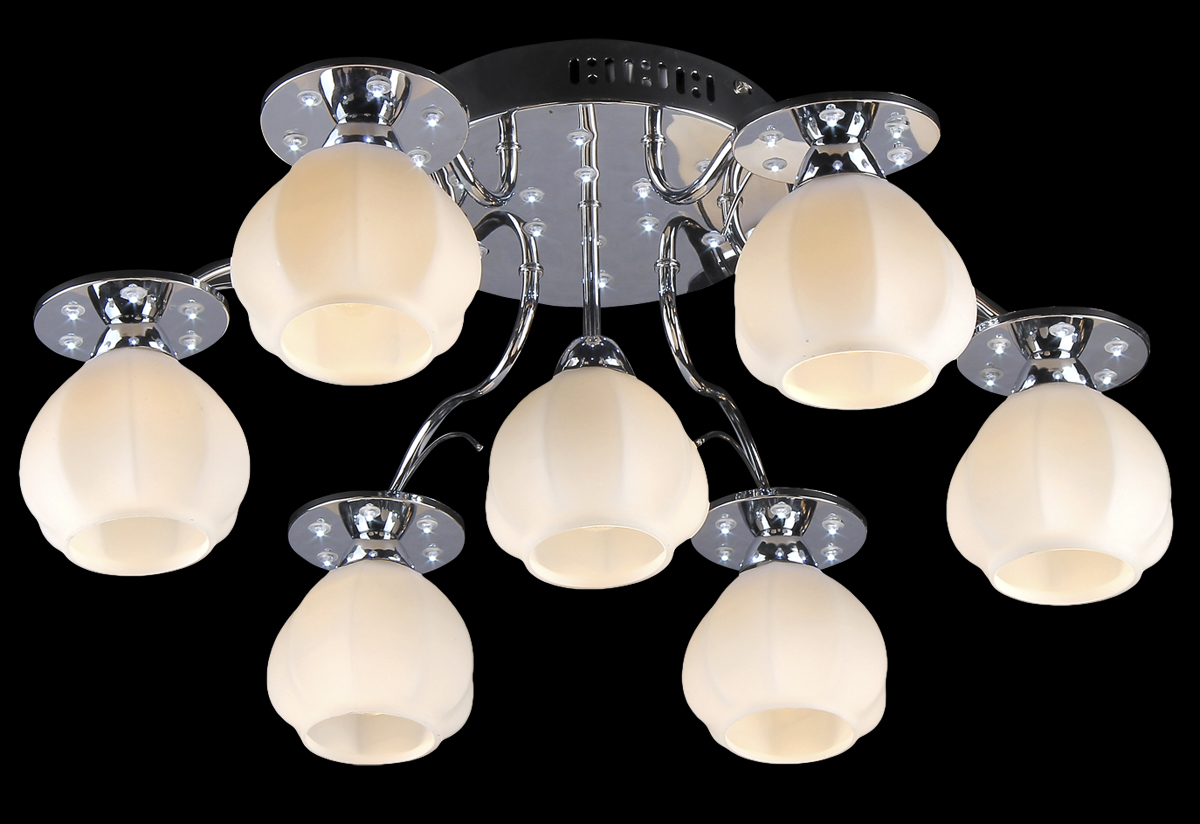 Люстра Natali Kovaltseva 10395/7C CHROME10395/7C CHROME Люстра Natali Kovaltseva 10395/7C CHROME10395/7C CHROMED60 x H23 cm