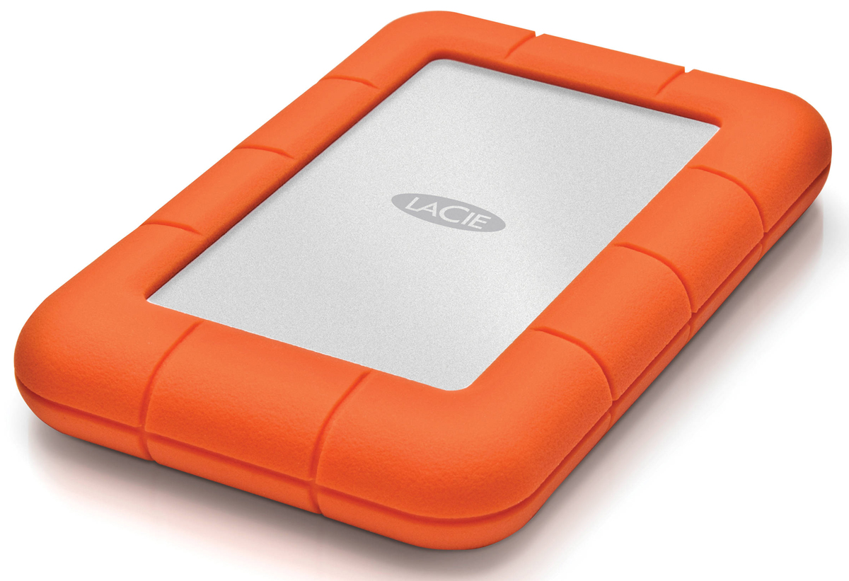 LaCie Rugged Mini 2TB внешний жесткий дискLAC9000298 LaCie Rugged Mini 2TB внешний жесткий дискLAC9000298LaCie Rugged Mini - мобильный внешний жесткий диск, выполненный в форм-факторе 2,5 дюйма, привлекает внимание своим необычным видом. Резиновые манжеты выполняют не только декоративную, но и защитную функцию. Устройству не страшны не только царапины и удары, но и проливной дождь, а также сильнейшее давление. Разъем USB 3.0 гарантирует подключение к любому девайсу, оборудованному аналогичным портом.Более того, аппарат имеет полную обратную совместимость с USB 2.0. Поддерживается аппаратное шифрование AES.Скорость вращения шпинделя: 5400 об/минДавление: 1000 кгСовместимые ОС: Windows 7, Windows 8 и выше / Mac OS X 10.5 и выше