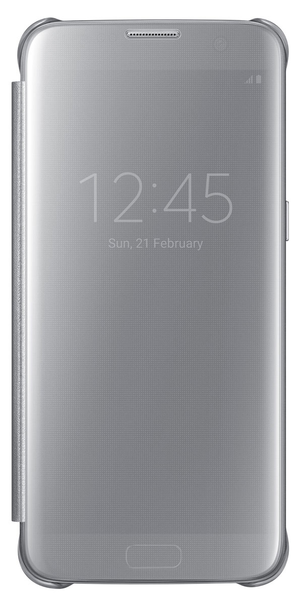 Samsung EF-ZG935 Clear View Cover чехол для Galaxy S7 Edge, SilverEF-ZG935CSEGRU Samsung EF-ZG935 Clear View Cover чехол для Galaxy S7 Edge, SilverEF-ZG935CSEGRUТонкий полупрозрачный чехол Samsung EF-ZG935 Clear View Cover подчеркивает стиль и изящество Galaxy S7 Edge. Плавные линии чехла настолько гармонично дополняют дизайн телефона, что практически полностью сохраняют первоначальный вид устройства, эффективно защищая его от повреждений.Получите доступ ко всем основным функциям телефона, включая приём входящих вызовов и управление воспроизведением музыки, без необходимости открывать крышку чехла. Благодаря специальному покрытию, устойчивому к появлению отпечатков пальцев, вы можете наслаждаться чистым внешним видом устройства как будто вы только что достали его из коробки.
