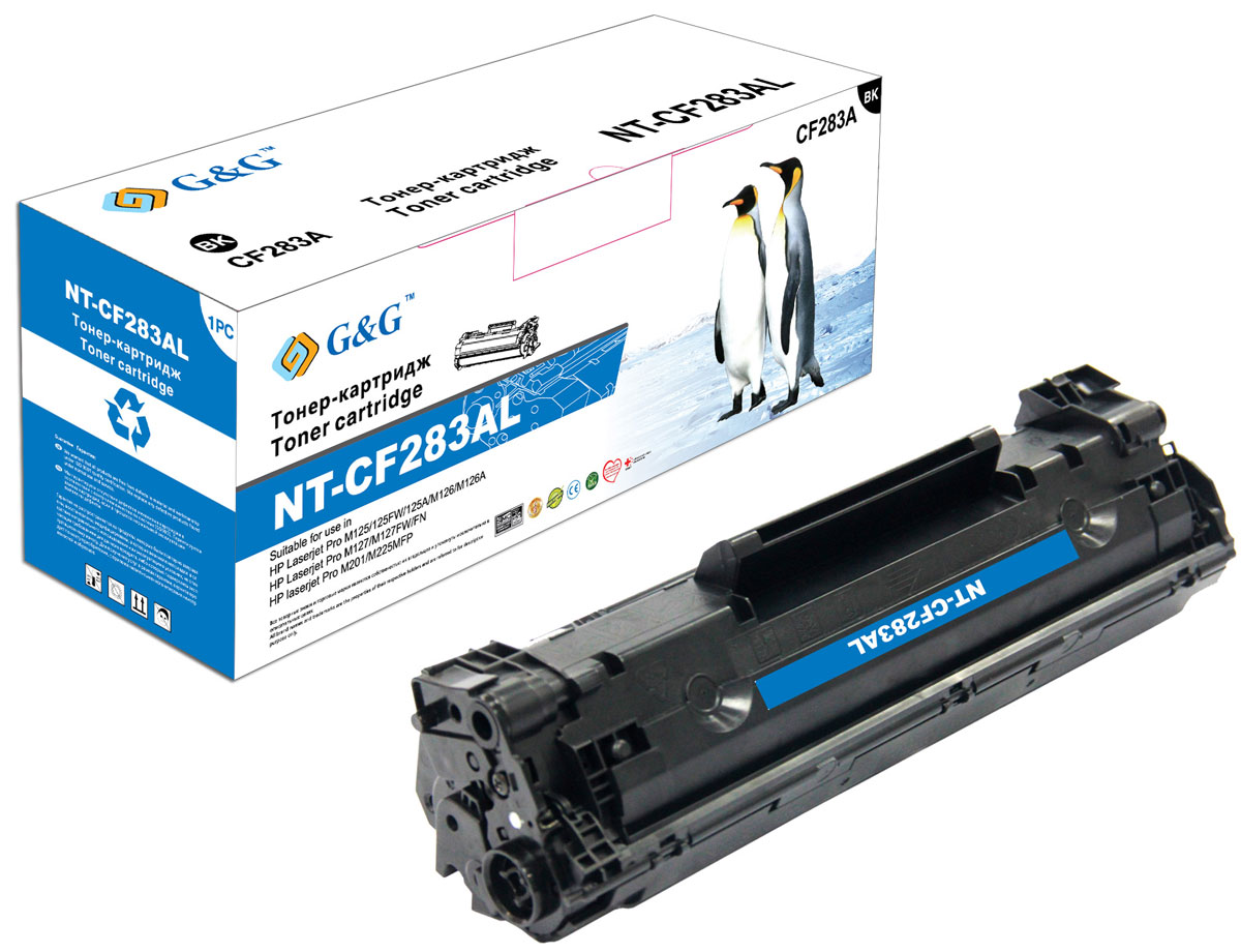 G&G NT-CF283AL тонер-картридж для HP LaserJet Pro M125/M127/M201/M225 cf283a 283a 283 83a compatible toner cartridge for hp laserjet pro m127nf m126nf m125nw m125 m126 m127 m128 m201 m225 series