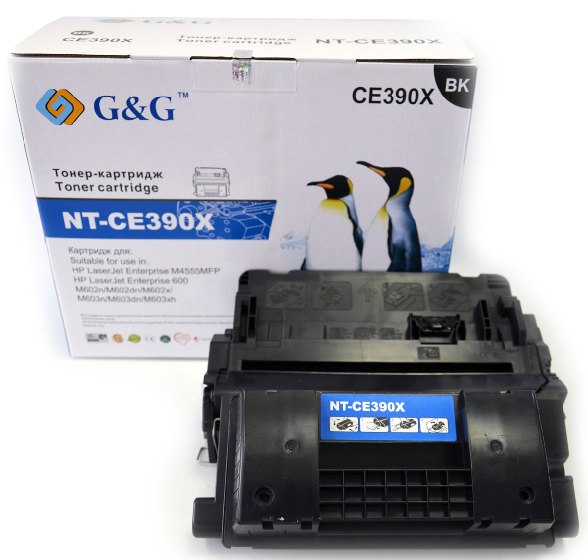 G&G NT-CE390X тонер-картридж для HP LaserJet Enterprise 600 M602/603/M4555MFPNT-CE390X G&G NT-CE390X тонер-картридж для HP LaserJet Enterprise 600 M602/603/M4555MFPNT-CE390XКартридж G&G NT-CE390X для лазерных принтеров HP LaserJet Enterprise 600 M602/603/M4555MFP.Расходные материалы G&G для лазерной печати максимизируют характеристики принтера. Обеспечивают повышенную чёткость чёрного текста и плавность переходов оттенков серого цвета и полутонов, позволяют отображать мельчайшие детали изображения. Обеспечивают надежное качество печати.