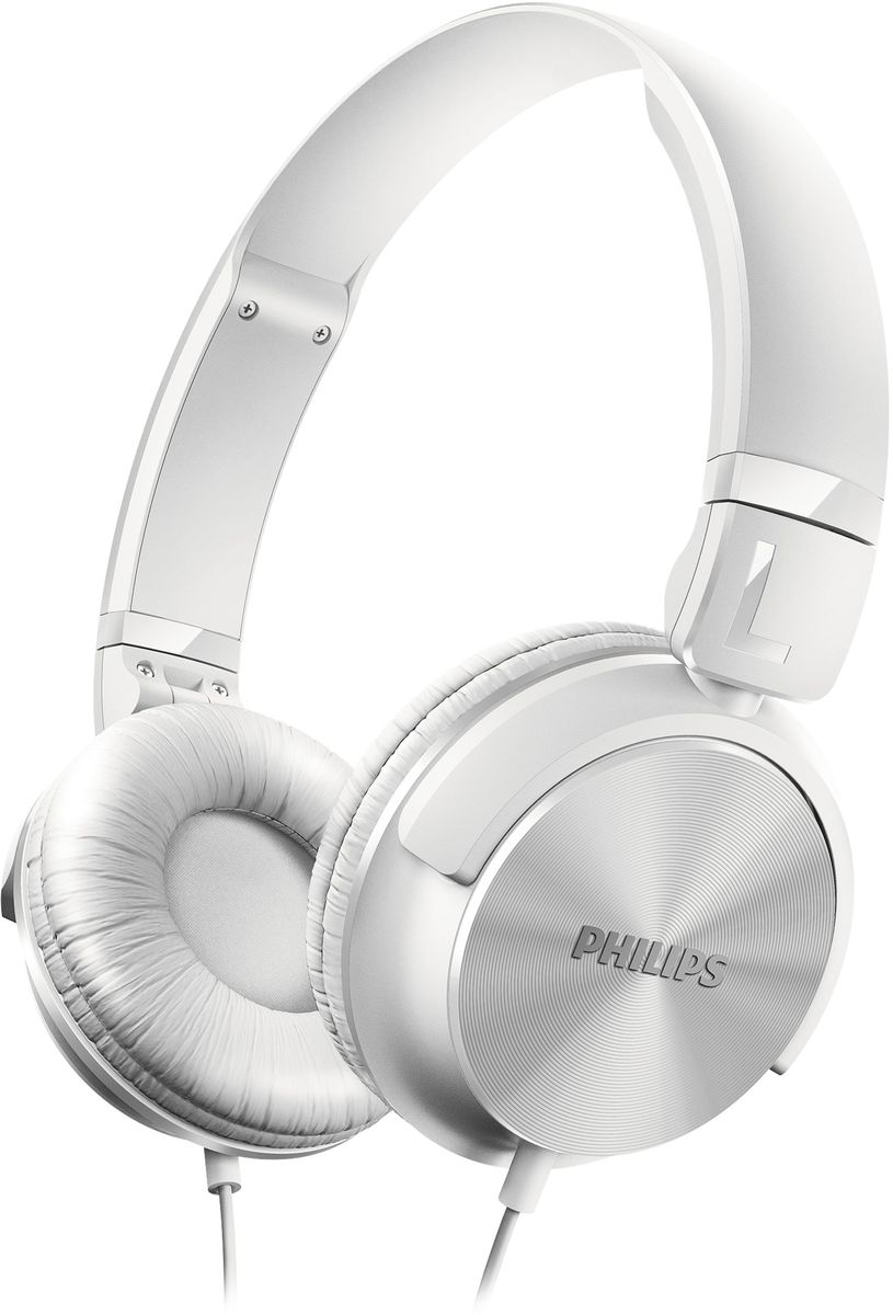 Philips SHL3060WT/00 наушникиSHL3060WT/00 Philips SHL3060WT/00 наушникиSHL3060WT/00Наушники Philips SHL3060 в стиле DJ отличаются мощным звуком и глубокими басами. Благодаря поворачивающимся чашкам с мягкими амбушюрами вы получите невероятные ощущения от прослушивания музыки в дороге. Высокомощные 32-мм излучатели обеспечивают кристально чистое, детальное и естественное звучание. Закрытое акустическое оформление гарантирует надежную звукоизоляцию, отсекая окружающие шумы.Для обеспечения максимального комфорта при использовании в дороге эти наушники легко складываются, гарантируя удобство переноски.Регулируемые чашки наушников и оголовье для идеальной посадкиМягкие дышащие амбушюры для комфорта при длительном прослушиванииКомпактная плоская складная конструкция для удобства переноски