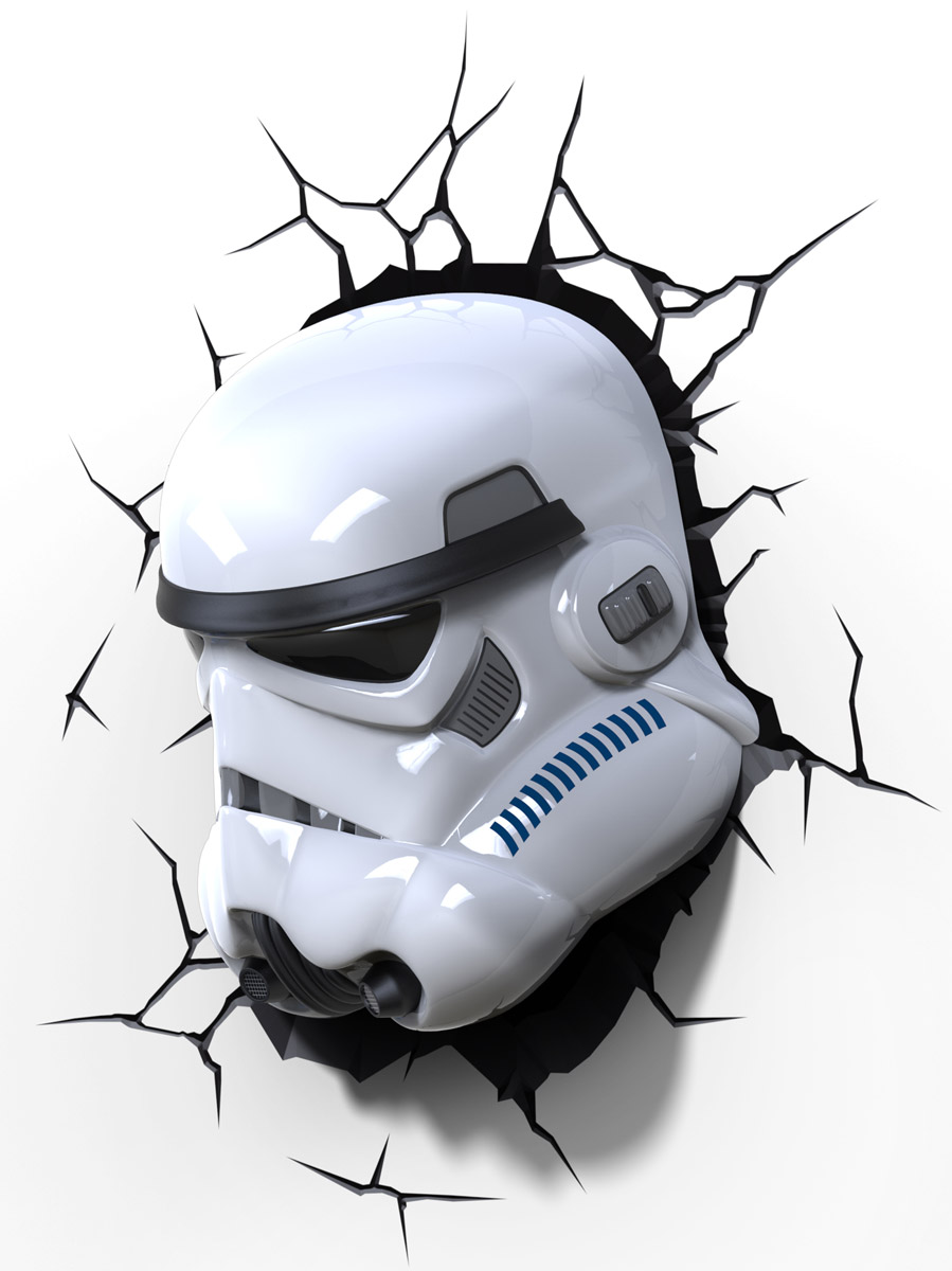 Star Wars Пробивной 3D светильник Штормтрупер50028 Star Wars Пробивной 3D светильник Штормтрупер50028Пробивной 3D светильник Star Wars Штормтрупер обязательно понравится вашему ребенку.Особенности: Безопасный: без проводов, работает от батареек (3хАА, не входят в комплект);Не нагревается: всегда можно дотронуться до изделия;Реалистичный: 3D наклейка-имитация трещины в комплекте;Фантастический: выглядит превосходно в любое время суток;Удобный: простая установка (автоматическое выключение через полчаса непрерывной работы).Товар предназначен для детей старше 3 лет. ВНИМАНИЕ! Содержит мелкие детали, использовать под непосредственным наблюдением взрослых.