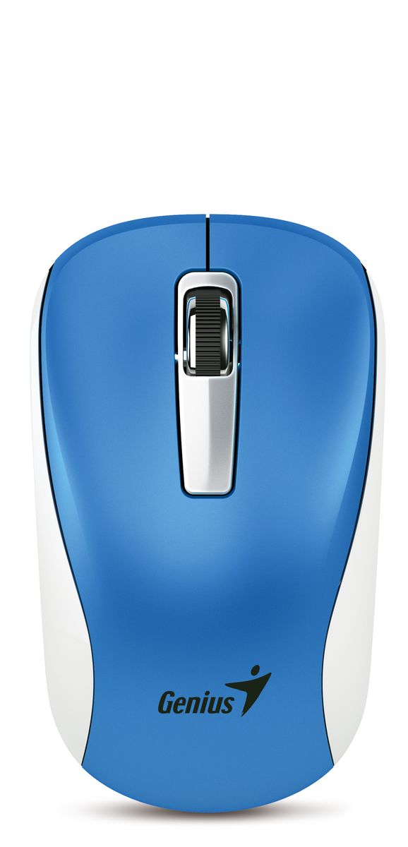 Genius NX-7010, Blue мышь беспроводная31030114110 Genius NX-7010, Blue мышь беспроводная31030114110Мышь Genius NX-7010 с технологией BlueEye для точного контроля над курсором практически на любых поверхностях. Питание мыши NX-7010 осуществляется от одной батарейки типоразмера AA, а для продления срока службы батарейки используется выключатель питания. Двунаправленная связь на частоте 2,4 ГГц с защитой от помех гарантирует надежную работу на расстоянии до 10 метров. Наслаждайтесь отзывчивостью курсора и быстрой прокруткой. Мышь NX-6500 отлично подойдет тем, кто любит путешествовать: она прекрасно сочетается с ультрабуками и другими компьютерами.