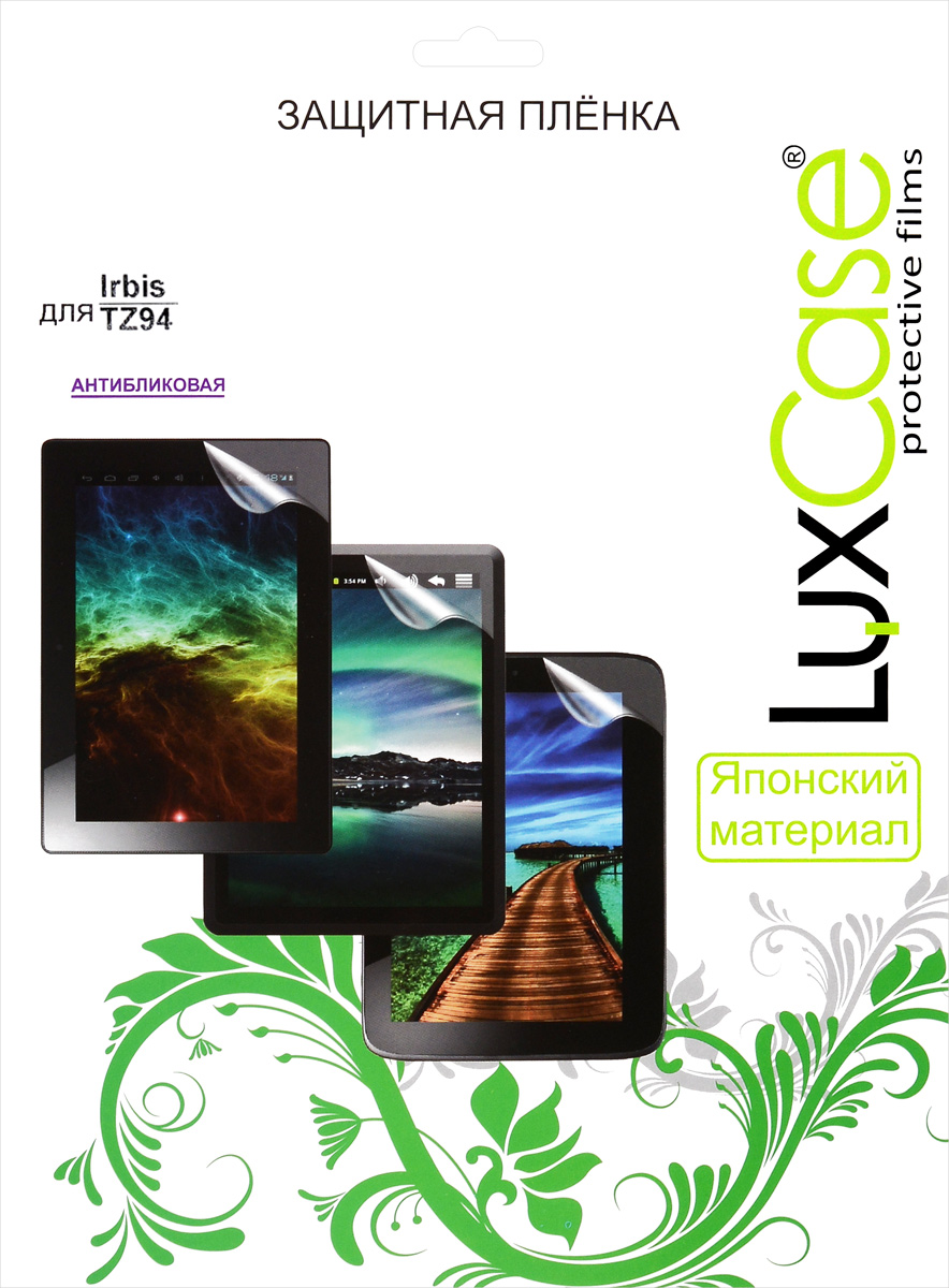 LuxCase защитная пленка для Irbis TZ94, антибликовая55414 LuxCase защитная пленка для Irbis TZ94, антибликовая55414Защитная пленка LuxCase для Irbis TZ94 сохраняет экран планшета гладким и предотвращает появление на нем царапин и потертостей. Структура пленки позволяет ей плотно удерживаться без помощи клеевых составов и выравнивать поверхность при небольших механических воздействиях. Пленка практически незаметна на экране планшета и сохраняет все характеристики цветопередачи и чувствительности сенсора.
