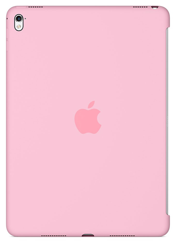 Apple Silicone Case чехол для iPad Pro 9.7, Light PinkMM242ZM/A Apple Silicone Case чехол для iPad Pro 9.7, Light PinkMM242ZM/AСиликоновый чехол от Apple закрывает заднюю поверхность вашего iPad Pro и плотно прилегает к кнопкам, не делая его толще. Мягкая внутренняя поверхность из микроволокна защищает устройство, а гладкий силикон очень приятен на ощупь. Чехол идеально совместим с новой клавиатурой Smart Keyboard и обложкой Smart Cover. Ваш iPad Pro защищён со всех сторон.