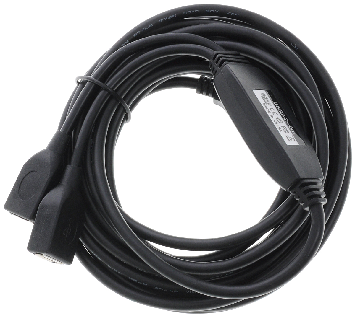 Greenconnect Premium GC-UEC5M3, Black кабель-удлинитель USB 5 мGC-UEC5M3 Greenconnect Premium GC-UEC5M3, Black кабель-удлинитель USB 5 мGC-UEC5M3Активный USB-кабель Greenconnect Premium GC-UEC5M3 позволяет увеличивать расстояние между различными периферийными USB устройствами и компьютером. Благодаря дополнительному чипу-усилителю обеспечивается постоянное, стабильное, высокое качество сигнала по всей длине. Кабель с активным усилителем используется для энергоемких USB устройств таких как МФУ или внешние жесткие диски. Вы сможете без потерь подключить несколько устройств одновременно.Индикатор для удобного мониторинга статусаТип оболочки: PVC (ПВХ)Не требует дополнительных драйверовЭкранированиеРазъем для дополнительного питания