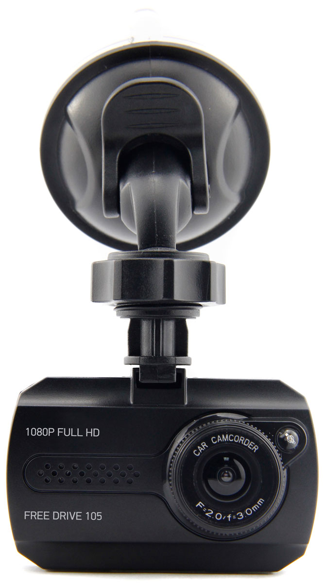 Digma FreeDrive 105, Black видеорегистраторFREEDRIVE 105 Digma FreeDrive 105, Black видеорегистраторFREEDRIVE 105Видеорегистратор Digma FreeDrive 105 отличается удобной конструкцией: все кнопки управления вынесены на тыльную сторону.Данная модель оснащена широкоугольным объективом (с углом обзора 140°), динамиком и микрофоном, что гарантирует запись полной картины в любой дорожной ситуации.Регистратор Digma FreeDrive 105 записывает видео в Full HD-качестве (1080p) и оборудован датчиком движения. Поддержка карт памяти формата microSD объемом до 32 ГБ обеспечивает бесперебойную съемку и дальнейшее хранение файлов. Видеорегистратор питается от автомобильного прикуривателя или встроенного резервного аккумулятора емкостью 110 мАч.Процессор: NTK96220Матрица: GC1014Защита от перезаписи
