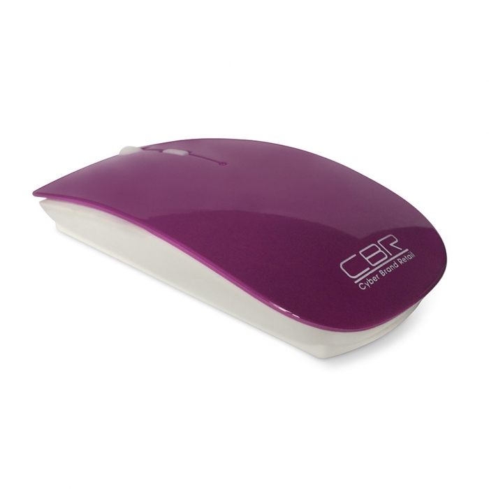 CBR CM 700, Purple мышьCM 700 Purple CBR CM 700, Purple мышьCM 700 PurpleОптическая мышь CBR CM 700, безусловно, станет центральным элементом вашего рабочего пространства, благодаря удачному сочетанию изысканного дизайна и современных технологий. Эргономичный дизайн этой модели позволит избежать усталости руки при многочасовой работе, а улучшенный оптический датчик обеспечивает отличное быстродействие и высокую точность перемещения курсора.Благодаря СМ 700 вы сможете в полной мере оценить достоинства беспроводной технологии и избавиться от лишних кабелей, а новейшая технология энергосбережения обеспечит исключительно длительный ресурс батарей. При длительном простое рекомендуется отключать мышь специальной кнопкой ON/OFF, расположенной на корпусе мыши, для экономии заряда батарей.Для начала работы просто подключите USB-приемник CM 700 к USB-порту компьютера или ноутбука без установки дополнительного программного обеспечения.