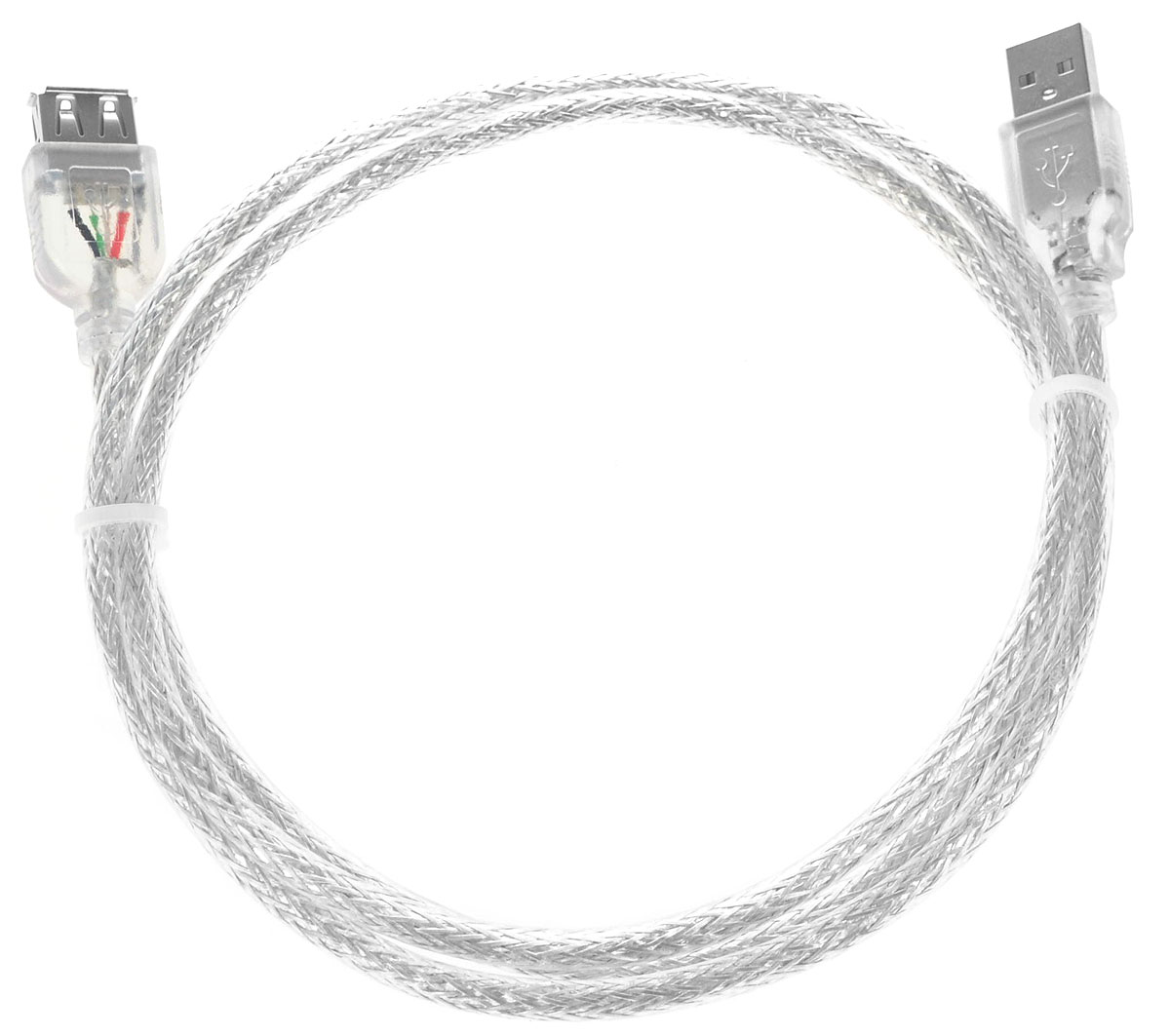 Greenconnect Premium GCR-UEC2M-BD2S, Clear кабель-удлинитель USB 1 мGCR-UEC2M-BD2S-1.0m Greenconnect Premium GCR-UEC2M-BD2S, Clear кабель-удлинитель USB 1 мGCR-UEC2M-BD2S-1.0mКабель-удлинитель Greenconnect Premium GCR-UEC2M-BD2S служит для увеличения расстояния между подключаемыми устройствами. Идеально подходит, если необходимо удобно расположить устройства на столе или USB порт расположен слишком далеко для подключения. Кабель имеет экранирование, что позволяет защитить сигнал при передаче от влияния внешних полей, способных создать помехи.