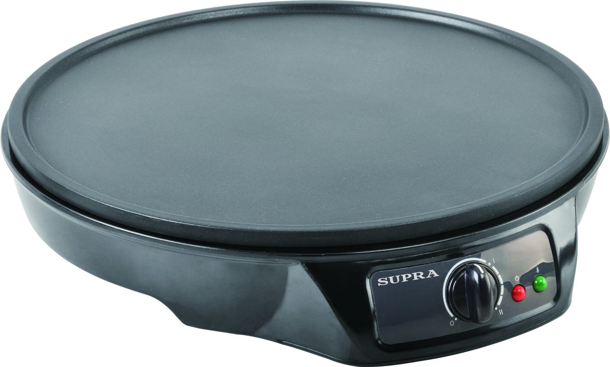 Supra WIS-501 блинницаWIS-501 Supra WIS-501 блинницаWIS-501С блинницей Supra WIS-501 вы легко и быстро сможете испечь вкусные блины. Устройство имеет антипригарное покрытие, которое просто чистится. Регулировка температурных режимов позволяет подобрать нужную температуру для выпечки. В комплект также входит удобная деревянная лопатка для равномерного распределения теста.