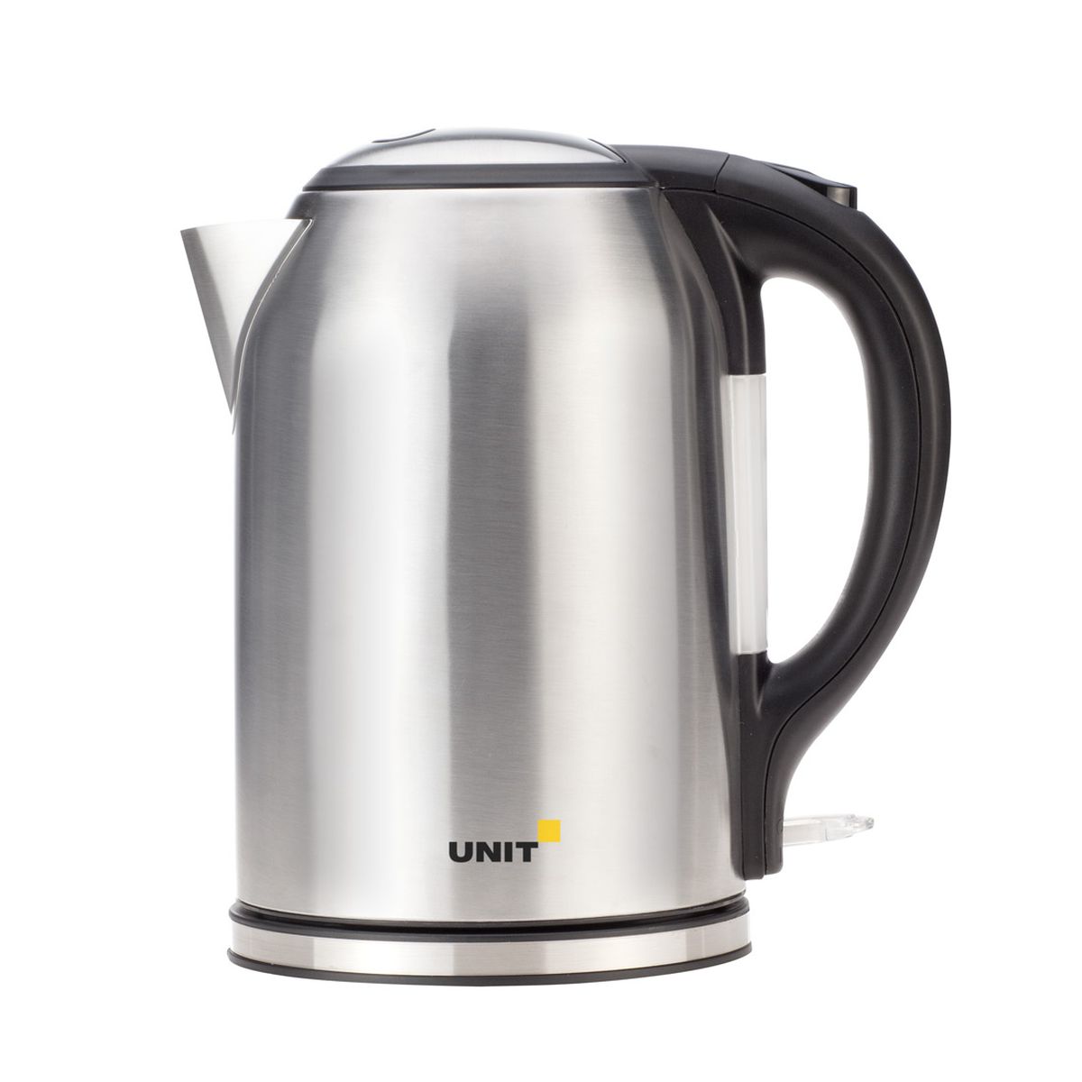 Unit UEK-266, Matte электрический чайникCE-0350664 Unit UEK-266, Matte электрический чайникCE-0350664Unit UEK-266 - это электрический со строгим дизайном и мощностью 2000 Вт. Корпус устройства выполнен из блестящей нержавеющей стали. Такой необычный кухонный прибор безусловно станет центром посиделок в кругу семьи.Стальной корпус чайника сохранит для вас полезные и вкусовые качества воды. Данная модель оснащена встроенным скрытым нагревательным элементом. Это снижает образование накипи и упрощает очистку, продлевая тем самым срок службы чайника. Новинка оснащена индикаторной лампочкой и отсеком для хранения шнура. Прибор вращается на круглой подставке - базе на 360 градусов, поэтому вы без труда сможете повернуть его в любую сторону.