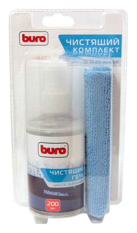Чистящий набор для экранов ЖК мониторов Buro BU-Glcd, 200 млBU-GLCD Чистящий набор для экранов ЖК мониторов Buro BU-Glcd, 200 млBU-GLCDЧистящий набор для экранов ЖК мониторов и телевизоров от пыли грязи, разводов и отпечатков. Уникальность продукта состоит в том, что гель при распылении не растекается, а остается на обрабатываемой поверхности.