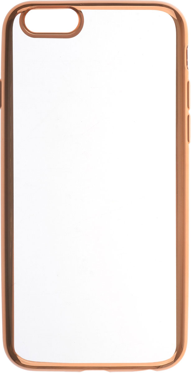 Skinbox 4People Silicone Chrome Border чехол для Apple iPhone 6/6s, Gold2000000089706 Skinbox 4People Silicone Chrome Border чехол для Apple iPhone 6/6s, Gold2000000089706Чехол-накладка Skinbox 4People Silicone Chrome Border для Apple iPhone 6/6s обеспечивает надежную защиту корпуса смартфона от механических повреждений и надолго сохраняет его привлекательный внешний вид. Накладка выполнена из высококачественного силикона, плотно прилегает и не скользит в руках. Чехол также обеспечивает свободный доступ ко всем разъемам и клавишам устройства.