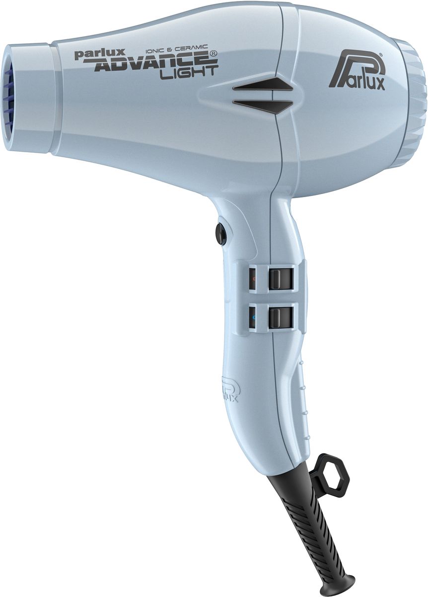 Parlux Advance Light, Ice фен0901-Adv ice Parlux Advance Light, Ice фен0901-Adv iceЛегкий, тихий, компактный профессиональный фен для волос Parlux Advance Light - новинка от Parlux 2016 года. Новый двигатель K-Advance, технология Ionic&Ceramic, повышенная мощность и воздушный поток, профессиональный переключатель Soft Switch, технологий Eco Friendly - это лишь малость из того, ожидает Вас под изящным компактным корпусом новинки.Новый двигатель K-Advance - фирменная разработка, благодаря которой фен имеет более мощный воздушный поток и повышенную долговечность. В сочетании с новым дизайном корпуса, модель Advance Light имеет пониженный уровень шума, а так же отличную балансировку - работать с феном одно удовольствие.Технология Ionic & Ceramic позволяет делать ваши волосы блестящими, мягкими и здоровыми. Комбинация керамики и отрицательно заряженных ионов позволяет направлять тепло прямо в структуру волос, не пересушивая их. Ионизация способствует быстрому закрытию чешуек волос и сохранению влаги. Таким образом волосы не теряют свою силу, сохраняют влагу и менее травмируются во время сушки.Благодаря многочисленным испытаниям профессионалами, команда Parlux внедрила в новинку новые мягкие переключатели - Soft Switch, которые позволят более комфортно использовать фен в работе.