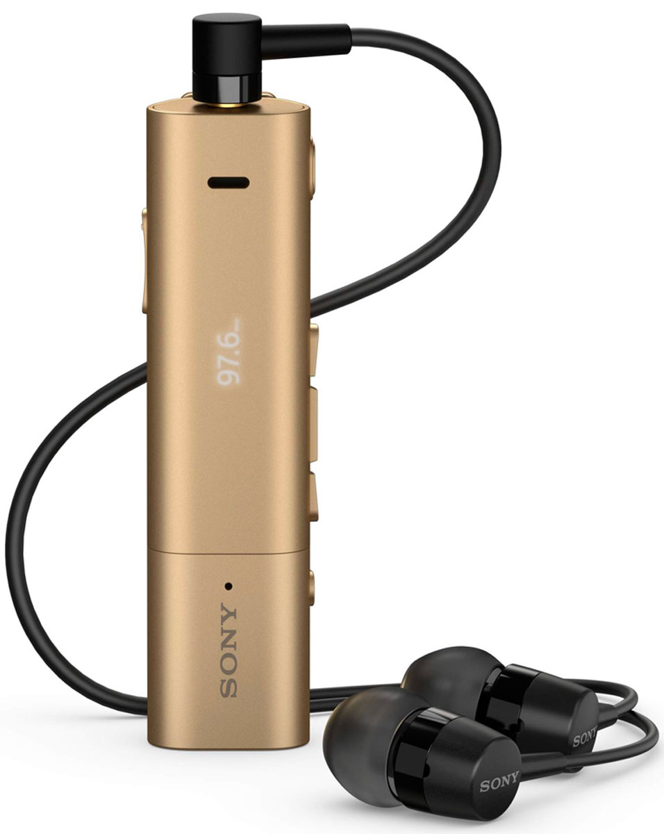 Sony SBH54, Gold Bluetooth гарнитураSBH54 Golden Sony SBH54, Gold Bluetooth гарнитураSBH54 GoldenНаушники и телефон в одном устройствеСтерео Bluetooth гарнитура Sony SBH54 позволяет принимать и осуществлять вызовы, словно мини-телефон. Устройство также может служить отличными наушниками с кристально чистым и качественным звучанием.Технология HD VoiceБлагодаря технологии HD Voice, используемой в наушниках этой гарнитуры, ваши собеседники всегда будут слышать ваш голос громко и четко.Подавление шумаВ наушниках используются функции подавления эха, ветра и шума, чтобы ваш собеседник смог без помех слышать ваш голос.Вызовы, сообщения и прочая информация на дисплееНа дисплее стерео Bluetooth гарнитуры Sony SBH54 отображаются входящие и последние вызовы, сообщения, воспроизводимая музыка и радиостанция. С его помощью вы даже сможете звонить, не доставая смартфон.FM-радиоВ гарнитуру Sony SBH54 встроен высококачественный радиоприемник.Музыкальный проигрывательУправляйте воспроизведением музыки с дисплея стерео Bluetooth гарнитуры Sony SBH54.Отличное дополнение к вашему стилюБлагодаря своим компактным размерам гарнитура Sony SBH54 удобно лежит в руке. Ее корпус выполнен из металла и защищен от попадания водяных брызг, поэтому устройство не только хорошо дополнит ваш стиль, но и выдержит любые испытания.Время работы в режиме потокового воспроизведения: до 8 чВремя зарядки: 1 чГолосовое управление (Bluetooth, обнаружение речевой активности)Технология HD VoiceПодавление эха, ветра и шумаХост-приложение для Android
