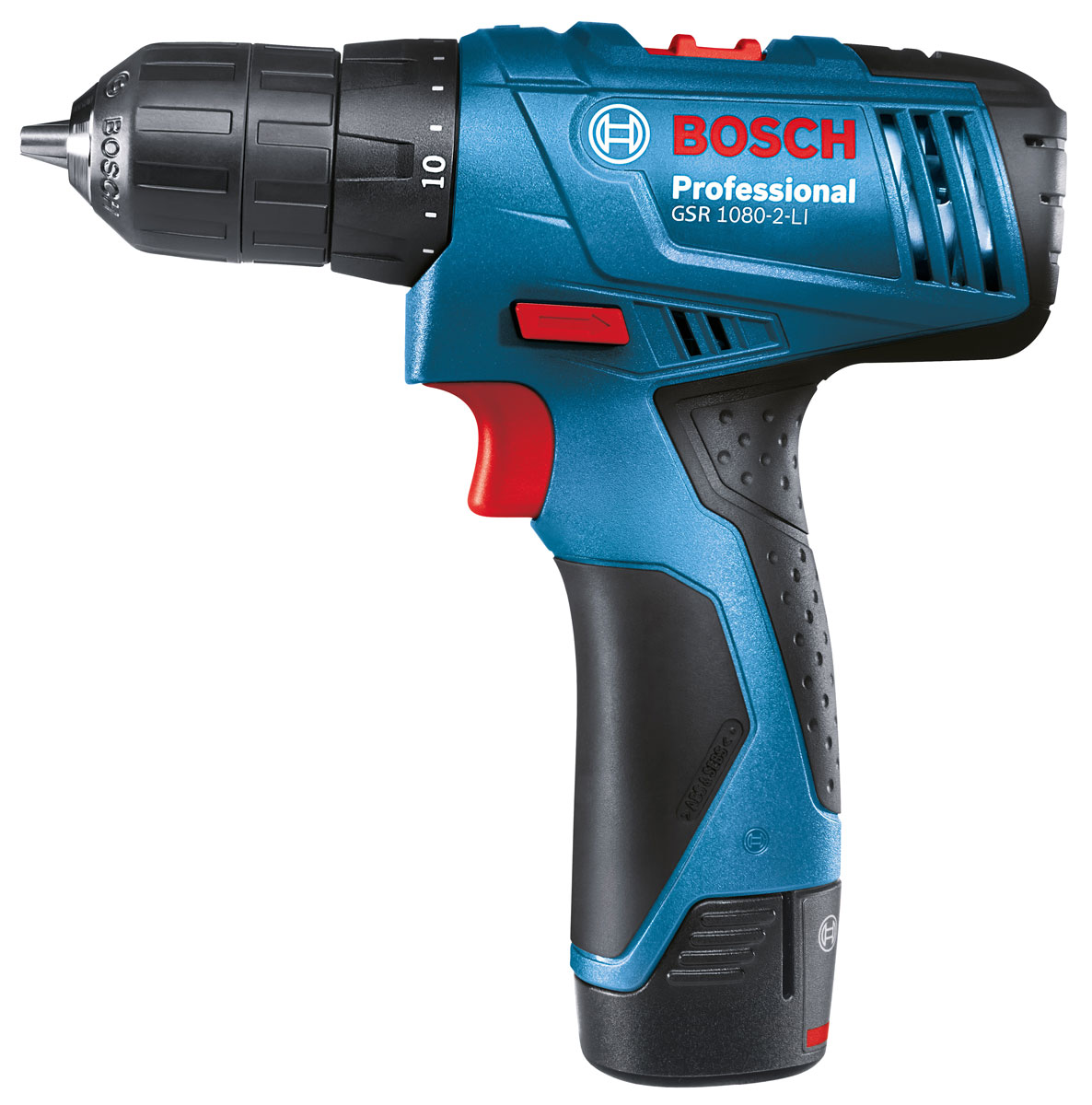 Аккумуляторный шуруповерт Bosch GSR 1080-2-Li + набор бит, 0615990HL70615990HL7 Аккумуляторный шуруповерт Bosch GSR 1080-2-Li + набор бит, 0615990HL70615990HL7Аккумуляторный шуруповерт GSR 1080-2-LI Professional - качество от Bosch при самой выгодной цене!Длительный срок службы батареи: тип аккумулятора – LI IonEectronic Cell Protection (ECP): система защиты аккумулятора от перегрузки, перегрева и глубокого разрядаШирокие возможности: расширенное применение благодаря двум скоростямКонтроль скорости вращения за счет кнопки с длинным ходомОптимальная настройка крутящего момента для высокоточного заворачивания шурупов с числом ступеней крутящего момента 15+1Эргономичный дизайн рукояткиBosch flexible power system: инструмент может быть использован с любыми аккумуляторами 10,8 В от Bosch, аккумулятор может быть применен для любого электроинструмента с напряжением 10,8 В от BoschКомплектация:2 аккумулятора емкостью 1.5 А/чНовое ультракомпактное зарядное устройство AL 1110 CVНабор бит Bosch Max Grip из 11 шт. с магнитным держателем (PH1; PH2; PH3; PZ1; PZ2; PZ3; T15; T20; T25; S0,6x4,5; S0,8x5,5; длина бит 25 мм)Чемодан