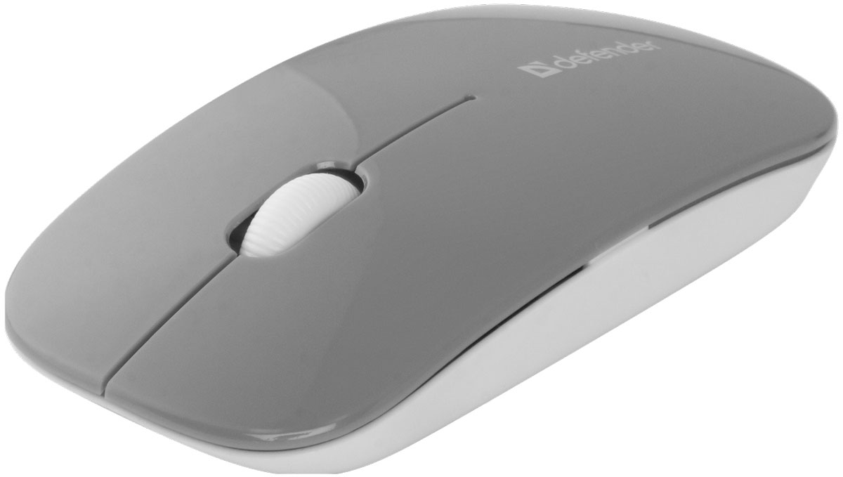 Defender NetSprinter MM-545, Gray White беспроводная оптическая мышь52545 Defender NetSprinter MM-545, Gray White беспроводная оптическая мышь52545Стильная и удобная беспроводная мышь Defender NetSprinter MM-545 непременно подойдет любому пользователю ПК. Радиус действия беспроводной связи составляет 10 метров, что обеспечивает большую свободу действий. Устройство может работать практически на любой поверхности. Оптический сенсор обеспечивает максимально точное позиционирование курсора. Благодаря симметричной форме эта мышка подходит как правшам, так и левшам. Миниатюрный наноприемник можно хранить в корпусе мыши.