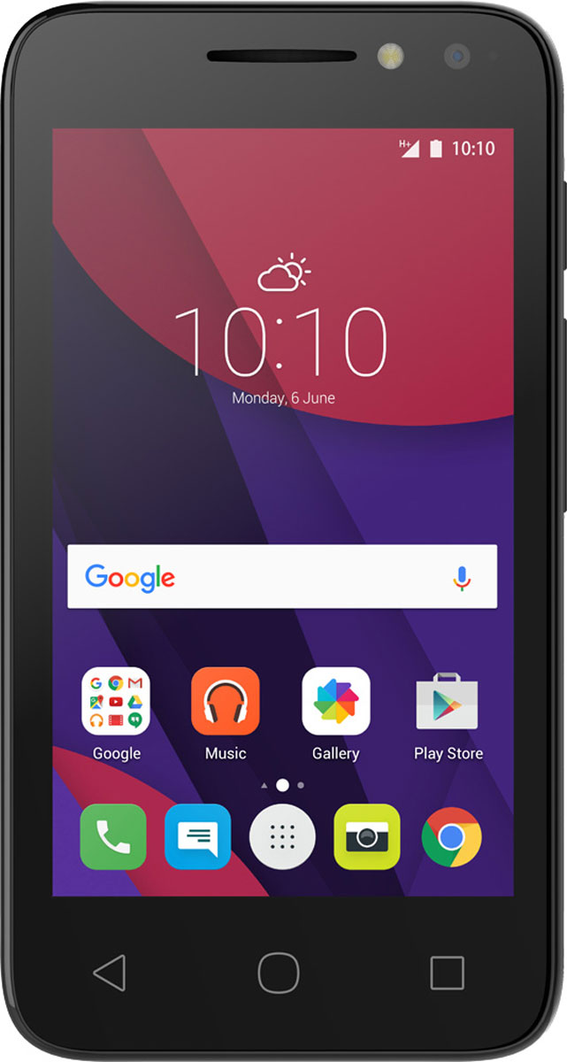 Alcatel OT-4034D Pixi 4 (4.0), Pink4034D-2CALRU1 Alcatel OT-4034D Pixi 4 (4.0), Pink4034D-2CALRU1Смартфон Alcatel OT-4034D Pixi 4 (4.0) имеет сенсорный ЖК-экран с диагональю 4 и разрешением 480х800 точек. Смартфон оснащен встроенным видео- и аудиоплеером и FM радиоприемником с функцией RDS. Также Alcatel OT-4034D Pixi 4 оборудован камерой с разрешением 3,2 Мпикс, которая позволяет делать фотоснимки и видеозаписи. С помощью встроенных модулей Bluetooth и Wi-Fi вы можете передавать информацию (изображения, видео- и аудиофайлы) по беспроводному соединению.Телефон сертифицирован EAC и имеет русифицированный интерфейс меню и Руководство пользователя.