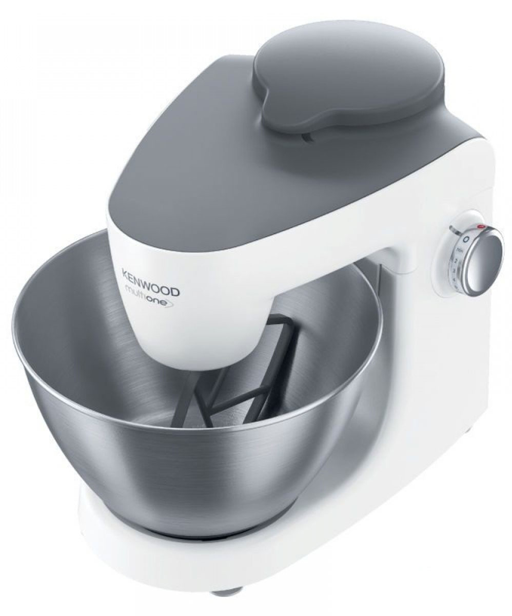 Kenwood KHH 326 кухонная машина0W20010001 Kenwood KHH 326 кухонная машина0W20010001Кухонная машина Kenwood KHH 326 – оптимальное решение для тех, кто хочет превратить утомительное приготовление пищи в увлекательный процесс. Она имеет компактные габариты и способна собой заменить различные кухонные приборы, которые неудобно хранить и которые всегда занимают слишком много места. С помощью этого прибора вы сможете быстро приготовить вкусный обед для всей семьи, ведь машина оснащена достаточно вместительной чашей, имеющей объем 4,3 л. Кроме того, данная модель выглядит очень стильно и утонченно, она станет настоящей изюминкой вашей кухни. Купить Kenwood KHH 326 – значит приобрести замечательного помощника по кухне. Эта машина поможет вам в считанные минуты измельчить овощи для салатов или супов благодаря ножу из нержавеющей стали и трем дискам для терки, нарезки и шинковки. Венчик может превосходно взбить до 8 яичных белков. Соковыжималка обеспечит вас и вашу семью свежими соками из овощей и фруктов. Крюк поможет быстро замесить тесто для ароматной домашней выпечки - хлеба, пирогов, булочек. Насадка-мясорубка легко справится с приготовлением фарша.Управлять данной моделью несложно: на боковой панели расположен регулятор, позволяющий регулировать скорость работы прибора. Кухонная машина оснащена простой системой подъема, плавным пуском и интеллектуальной системой управления скоростью. Кроме того, есть защита от брызг, благодаря которой рабочая поверхность всегда остается чистой.Также в комплекте с прибором вы найдете К-образную насадку - фирменную насадку для кухонных машин Kenwood, форма которой повторяет знак компании. Специальная конструкция насадки позволяет достигать всех участков чаши. Эта насадка – наилучший вариант для смешивания ингредиентов при приготовлении таких блюд, как: паштеты, рыбные котлеты, фрикадельки и колбаски.Фуд-процессор объемом 2,1 л с тремя дискамиКоличество приводов: 2Гнездо для насадок с планетарным движением