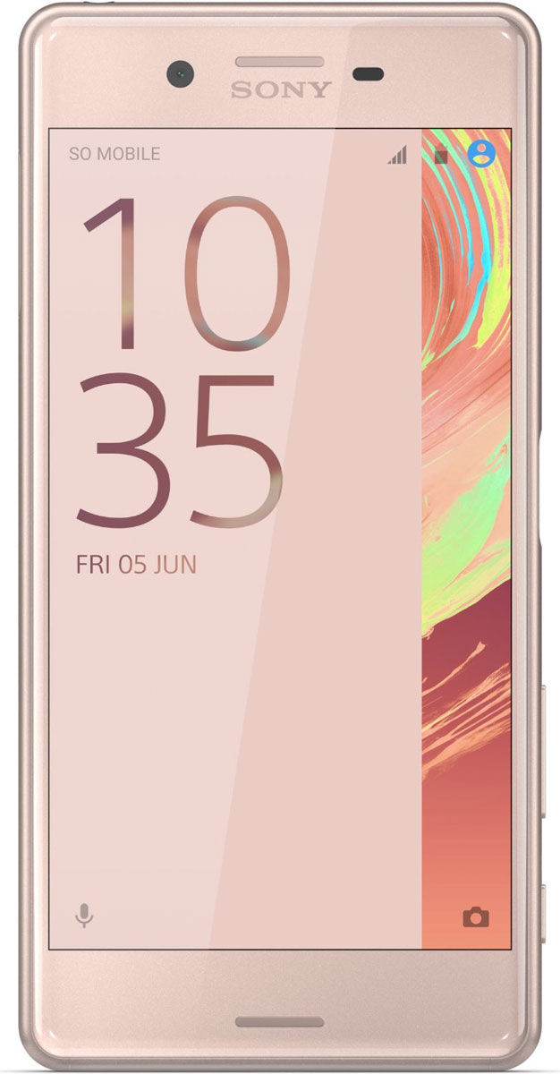 Sony Xperia X Performance, Rose Gold7311271560180 Sony Xperia X Performance, Rose Gold7311271560180Sony Xperia X Performance оснащен нашей новой флагманской камерой, которая умнее и быстрее своих предшественниц. Благодаря ее ускоренному реагированию, интеллектуальной фокусировке и новой адаптивной выдержке вы будете получать четкие снимки даже в самых неблагоприятных условиях.Sony Xperia X Performance оснащен предиктивным гибридным автофокусом, созданным на основе технологий цифровой съемки Sony, благодаря которому этот смартфон четко снимает даже движущиеся объекты. Как только вы наводите фокус на объект, камера автоматически начинает отслеживать его движение, поэтому изображение всегда остается четким и детальным. Даже если вы не можете предсказать, как поведет себя объект съемки, это сделает ваш смартфон.Самая быстрая камера от Sony, которая сумеет запечатлеть любые неожиданные и быстротечные мгновения. Она переходит из режима ожидания в режим съемки за 0,6 секунды, молниеносно наводится на объект благодаря гибридному автофокусу и быстро обрабатывает изображения.Огромная матрица, фирменные светочувствительные технологии - всё то, чем в других смартфонах могут похвастаться только основные камеры, Sony поместили во фронтальную. Ведь вы достойны четких и качественных селфи.Благодаря бесшовной металлической задней панели и дисплею с закругленными краями держать Sony Xperia X Performance в руке - одно удовольствие. Если вы предпочитаете строгие цвета, вам подойдут белый и графитовый черный, а любителям утонченных оттенков придутся по вкусу золотой лайм и розовое золото.Вы и не заметите, как Sony Xperia X Performance станет неотъемлемой частью вашей жизни. Всеми любимая форма Xperia стала еще лучше, сохранив привычные черты. Благодаря закругленным краям 5-дюймовое устройство невероятно комфортно лежит в руке. Изменился и интерфейс пользователя: он стал еще более отзывчивым и интуитивным.Уронили смартфон в воду? Не страшно: в жизни всякое бывает. Внезапный дождь, пролитый чай… Но вы можете быть спокойны: Sony Xperia X Performance не боится брызг.Sony Xperia X Performance dual оснащен сверхбыстрым процессором Snapdragon 820 и поддерживает скоростные сети LTE Cat9. Поверьте, его производительность вас никогда не разочарует.Вам больше не придется ждать, пока загрузится новая комедия или любимый подкаст. Благодаря новейшему процессору Snapdragon 820 и быстрым сетям весь развлекательный контент на Sony Xperia X Performance открывается мгновенно и проигрывается без задержек.Смартфон сертифицирован EAC и имеет русифицированный интерфейс меню и Руководство пользователя.