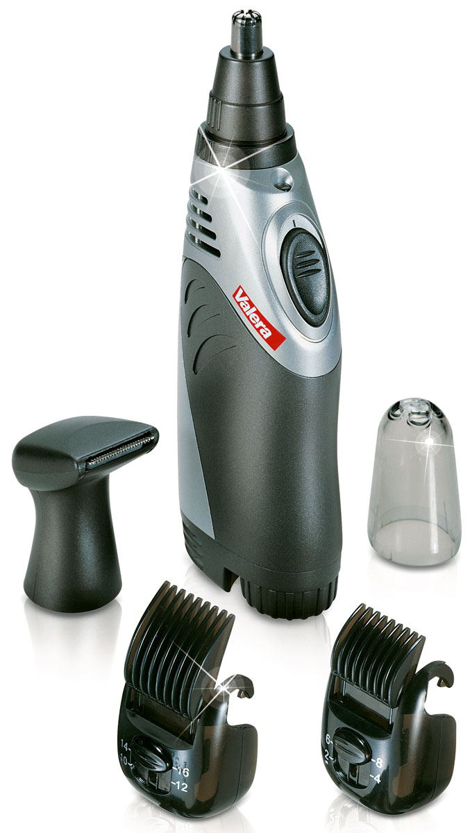 Valera 624.12 Trimmy Super Set, Black триммер для носа и бороды624.12 Valera 624.12 Trimmy Super Set, Black триммер для носа и бороды624.12Триммер Valera 624.12 Trimmy Super Set специально разработан для безопасной стрижки волосков в носу, ушах и бороды. Модный и эргономичный дизайн триммера позволяет вместить его даже в небольшую сумочку! Компактный прибор состригает волоски без боли.Вакуумная система всасывает и собирает состриженные волосыТриммер работает от 1 батарейки типа АА.