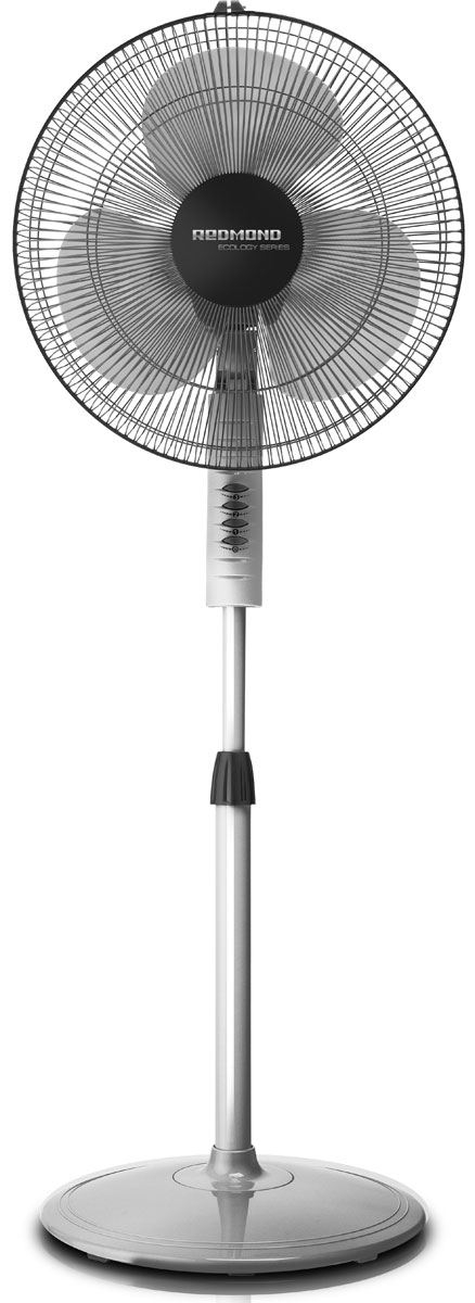 Redmond RAF-5009, Grey вентиляторRAF-5009 Gr Redmond RAF-5009, Grey вентиляторRAF-5009 GrНапольный вентилятор Redmond RAF-5009 – новая белоснежная модель, удивляющая своей мощностью и бесшумностью.Вентилятор 5009 обладает прочным устойчивым основанием с телескопической трубкой и защитой от перегрева двигателя. Прибор поворачивается на 70 градусов, даря максимальный комфорт и свежесть.5009 предлагает три степени приятного обдува: первая скорость рекомендуется для работы вентилятора в ночное время, вторая скорость подойдёт для частого ежедневного использования, третья является идеальным вариантом для быстрого проветривания помещения. Вы насладитесь этим ласкающим ветерком!