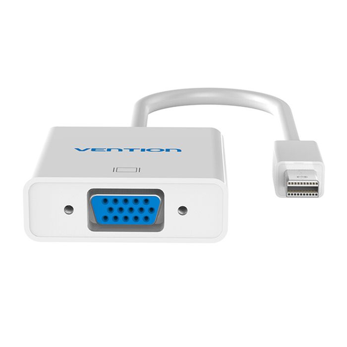 Vention VAI-D05 адаптер-переходник mini DisplayPort 20M-VGA 15FVAI-D05 Vention VAI-D05 адаптер-переходник mini DisplayPort 20M-VGA 15FVAI-D05Адаптер-переходник Vention позволяет подключить к устройству с разъемом mini DisplayPort, оборудование с разъемом VGA. С помощью данного адаптера вы можете подключить такие устройства как например Macbook, MacPro и iMac, к проектору, или монитору. Адаптер поддерживает технологию Plug and Play, тем самым, не требуя установки дополнительного программного обеспечения и драйверов.Продукция соответствует следующим сертификатам: RoHS, CE, FCC, TIA, ISOПоддержка: mini DP ; WUXVGAКонтакты: никелированныеМатериал корпуса: АБС-пластикПропускная способность: до 6,75 Гбит/с