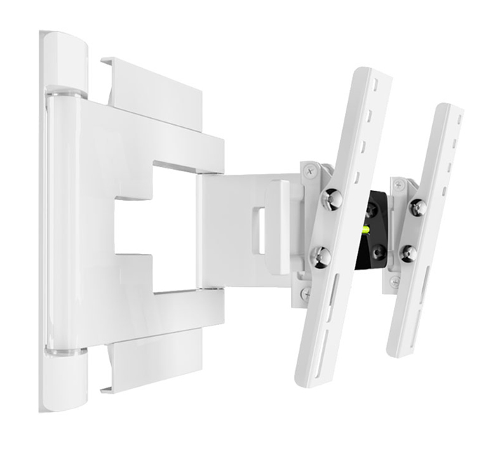 Holder LEDS-7015, White кронштейн для ТВLEDS-7015, белый Holder LEDS-7015, White кронштейн для ТВLEDS-7015, белыйНадежное металлическое основание кронштейна Holder LEDS-7015 (толщина металла 3 мм) и крепление до 8 винтов гарантируют сохранность устанавливаемой техники.Внутри декоративных корпусных деталей кронштейна находится усиленный металлический несущий каркас, испытанный трехкратной нагрузкой. Металлический каркас исключает провисание кронштейна под тяжестью техники.Кронштейн сконструирован с учетом особенностей телевизионной техники. Четко вымеренное расстояние от стены позволяет устанавливать телевизоры с различными разъемами (в том числе и с перпендикулярными разъемами). Расстояние от стены предотвращает перегрев телевизора, а так же гарантирует максимальный эффект звучания.В корпус деталей интегрирован кабель-канал с эксклюзивным способом укладки проводов, для использования которого не нужно инструментов. Направляющие в кабель-канале позволяют аккуратно расположить до 6 проводов.