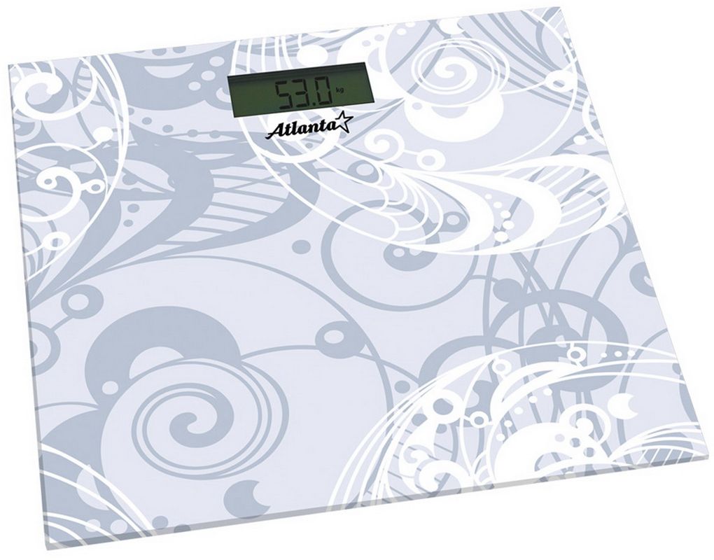 Atlanta ATH-6133, White весы напольныеATH-6133 Atlanta ATH-6133, White весы напольныеATH-6133Напольные электронные весы Atlanta ATH-6133, White - неотъемлемый атрибут здорового образа жизни. Они необходимы тем, кто следит за своим здоровьем, весом, ведет активный образ жизни, занимается спортом и фитнесом. Очень удобны для будущих мам, постоянно контролирующих прибавку в весе, также рекомендуются родителям, внимательно следящим за весом своих детей.