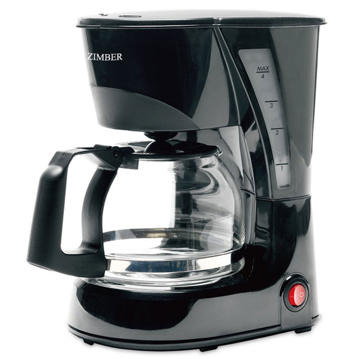 Zimber ZM-11008 кофеваркаZM-11008 Zimber ZM-11008 кофеваркаZM-11008С помощью капельной кофеварки Zimber ZM-11008 вы сможете приготовить вкусный натуральный кофе. Кофеварка рассчитана на приготовление 600 мл кофе. Световой индикатор позволят отследить работу прибора. Zimber ZM-11008 имеет высококачественный пластиковый корпус и оснащен функцией поддержания тепла.