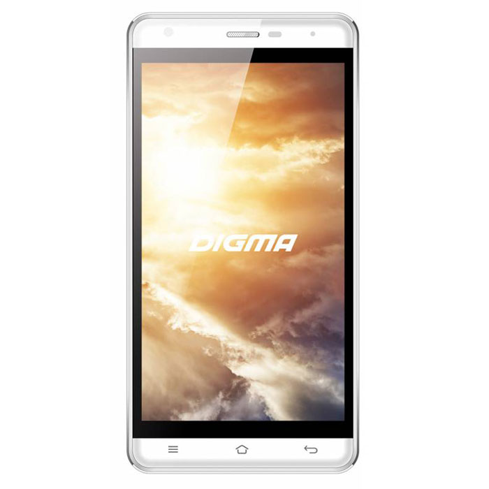 Digma Vox S501 3G, WhiteVS5002PG Digma Vox S501 3G, WhiteVS5002PGСмартфон Digma Vox S501 3G - компактная модель с 5-дюймовым сенсорным экраном и небольшими размерами, которые дают возможность управления функциями устройства одной рукой и помогают потреблять совсем небольшое количество энергии. Заряда батареи смартфона хватает примерно для 9 часов разговора или 15 дней работы в режиме ожидания.Встроенный высокосортной передатчик Wi-Fi позволяет вам быстро установить соединение с точкой доступа. Две SIM-карты дают возможность сочетать наиболее выгодные тарифные планы для голосового общения или мобильного интернета. Современный четырехъядерный процессор легко справляется с работой в режиме многозадачности.Смартфон Digma Vox S501 3G оснащен двумя камерами: основная 8-мегапиксельная со светодиодной вспышкой поможет вам получить четкие снимки даже при слабом освещении. Фронтальная камера с разрешением 2 мегапикселя позволит делать звонки по видеосвязи.Функция GPS без труда определит местоположение пользователя, поможет построить маршрут или отметить интересующую вас точку на местности. Телефон сертифицирован EAC и имеет русифицированную клавиатуру, меню и Руководство пользователя.