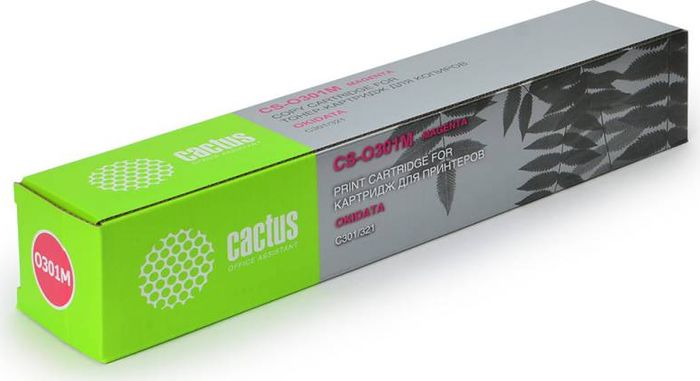 Cactus CS-O301M, Magenta тонер-картридж для Oki C301/321CS-O301M Cactus CS-O301M, Magenta тонер-картридж для Oki C301/321CS-O301MТонер-картридж Cactus CS-O301M для лазерных принтеров Oki C301/321.Расходные материалы Cactus для лазерной печати максимизируют характеристики принтера. Обеспечивают повышенную чёткость чёрного текста и плавность переходов оттенков серого цвета и полутонов, позволяют отображать мельчайшие детали изображения. Гарантируют надежное качество печати.