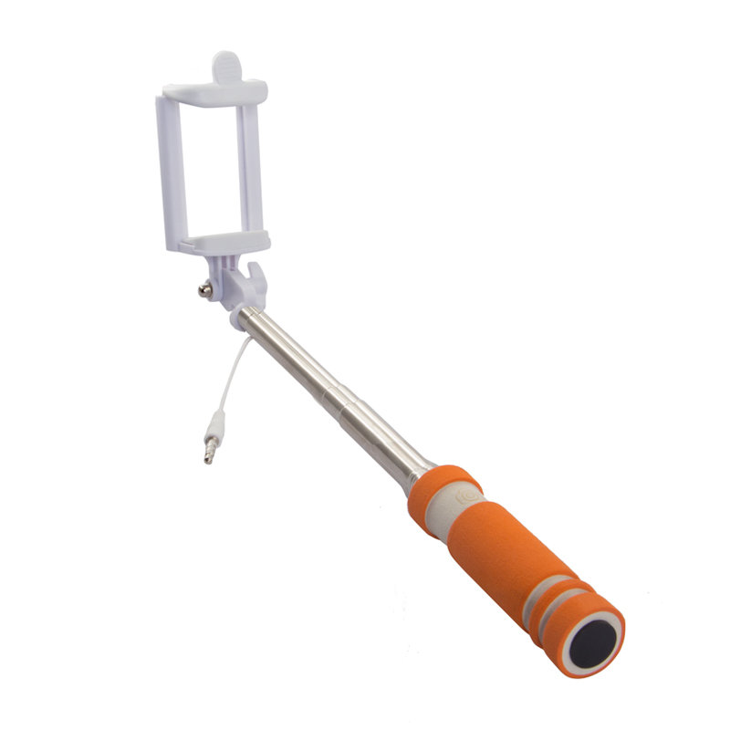 Rekam SelfiPod S-350R, Orange монопод для селфи2303000353 Rekam SelfiPod S-350R, Orange монопод для селфи2303000353Теперь, снимая селфи, вы можете использовать все преимущества вашей камеры и создавать по-настоящему качественные автопортреты с высоким разрешением с помощью монопода Rekam SelfiPod S-350. Он будет незаменим во время прогулок и массовых мероприятий. Для управления имеется удобно расположенная кнопка на рукоятке. Подключается к смартфону через разъем 3,5 мм. В сложенном виде SelfiPod S-350 очень компактен и легко умещается в небольшой сумке и даже кармане. Ручка монопода имеет современный, эргономичный дизайн и выполнена из нескользящего материала.