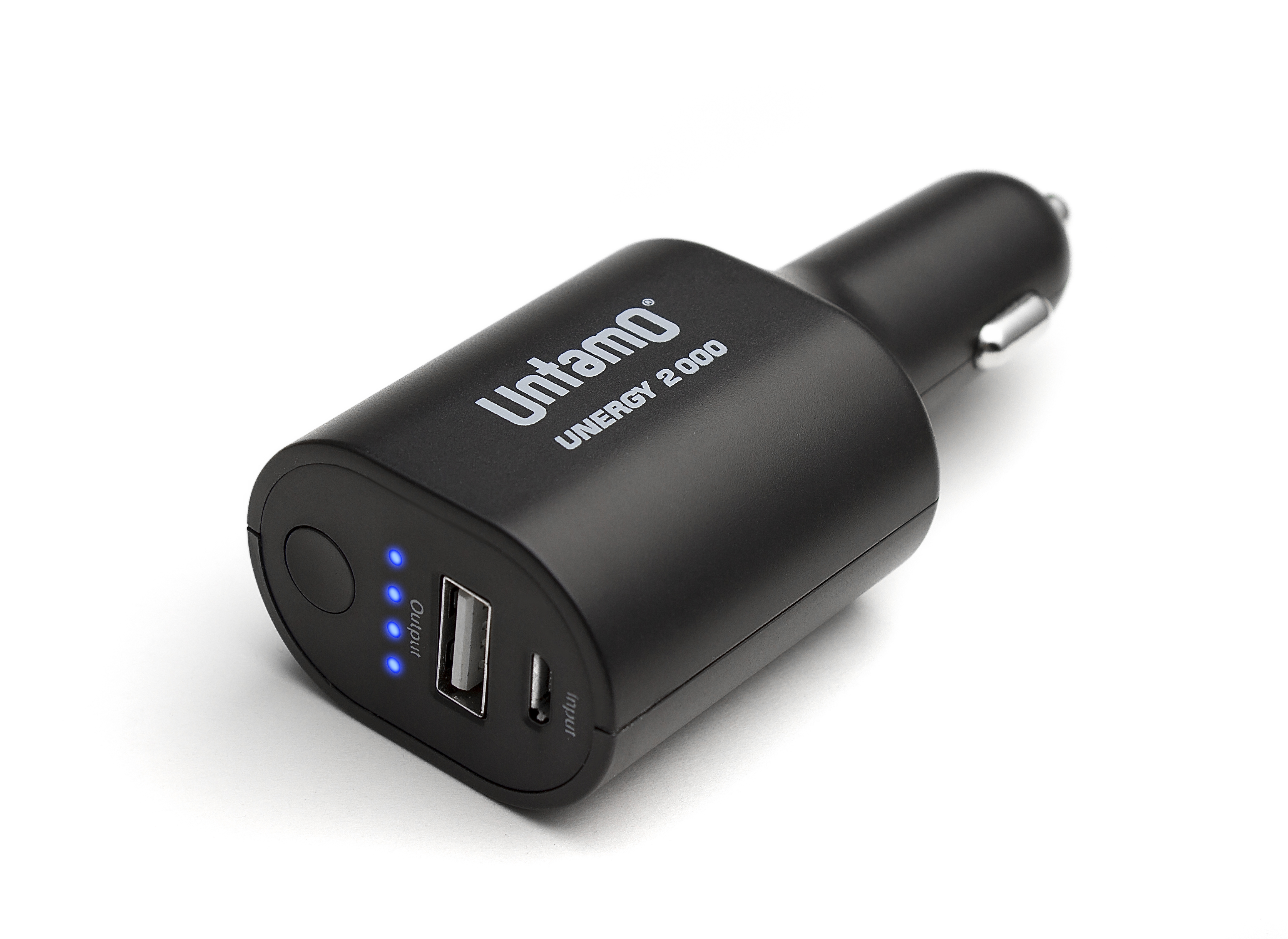 Untamo Unergy 2000 портативный аккумулятор (2000мАч), BlackUUNPBCAR20BK Untamo Unergy 2000 портативный аккумулятор (2000мАч), BlackUUNPBCAR20BKПортативный аккумулятор Untamo Unergy 2000 может получать питание от бортовой цепи автомобиля благодаря наличию специального штекера. Это делает его особенно удобным для водителей и путешественников.Универсальное применение. Наличие разъема USB с силой тока 1 А делает гаджет совместимым с большинством современных смартфонов, плееров и навигаторов. Емкости его встроенной батареи достаточно для повышения времени автономной работы этих устройств в 1,5-2,5 раза.Высокая надежность. Созданная с применением современных технологий батарея выдерживает более 500 циклов перезарядки без существенного ухудшения характеристик.Удобство использования. Светодиодный индикатор отображает уровень остаточного заряда, помогая не остаться без резервного источника питания.