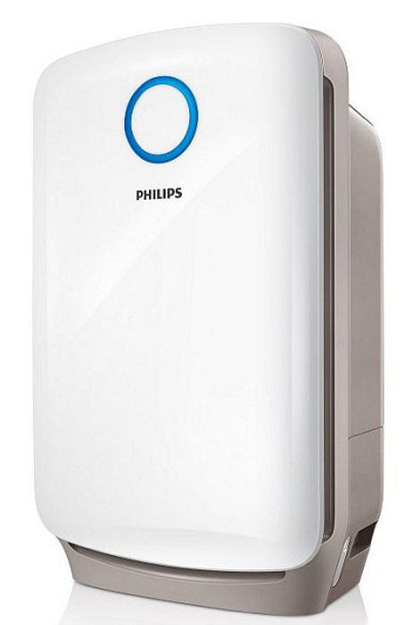 Philips AC4080/10 климатический комплексAC4080/10 Philips AC4080/10 климатический комплексAC4080/10Профессиональная 3-уровневая система фильтрации и увлажняющий фильтр: 1. Фильтр предварительной очистки: улавливает крупные загрязняющие частицы, такие как волосы, шерсть животных, пух, пыль.2. Комбинированный HEPA- и угольный фильтр, созданный на основе немецкой технологии, улавливает мельчайшие загрязняющие частицы и нейтрализует неприятные запахи и вредные газы, такие как формальдегид3. Увлажняющий фильтр. Увлажнение происходит по технологии холодного испарения NanoCloud.4 режима работы:Включая автоматический и ночной. Во время работы прибора в автоматическом режиме гигрометр и датчик качества воздуха постоянно контролируют влажность и чистоту воздуха и включают/отключают прибор/ меняют режим работы по необходимости, обеспечивая постоянное поддержание чистоты и влажности на нужном уровне. При включенном ночном режиме прибор продолжает работать при погасших индикаторах и на пониженной мощности.Точные настройки уровня влажности:Для достижения максимального комфорта на климатическом комплексе Philips можно установить одну из трех степеней влажности — 40, 50 или 60 %.Индикаторы влажности воздуха:Встроенный гигрометр измеряет влажность воздуха в помещении, а специальные индикаторы на панеле управления отражают эти измерения.Цветовой индикатор качества воздуха:3-ступенчатая световая индикация четко отражает качество воздуха в помещении: синий — очень хорошее; фиолетовый — удовлетворительное; красный — очень плохое.Индикатор замены фильтров:Специальный индикатор на приборе загорается, когда нужно заменить какой-либо из фильтров, указывая, какой именно. Простой и удобный таймер на 1/4/8 часов:Устройство работает в течение заданного промежутка времени и затем автоматически отключается.
