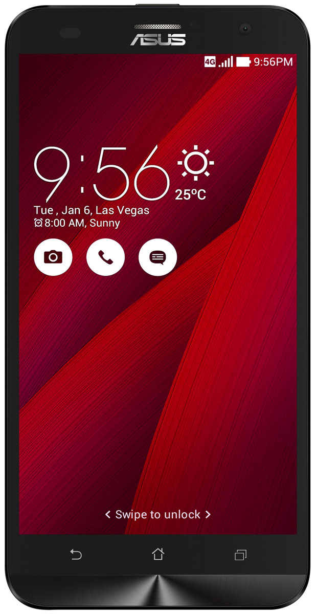 ASUS ZenFone 2 Laser ZE550KL 32GB, Red90AZ00L3-M02730 ASUS ZenFone 2 Laser ZE550KL 32GB, Red90AZ00L3-M02730ZenFone 2 Laser (ZE550KL) - это новый смартфон Asus, обладающий красивым и невероятно тонким корпусом с продуманной эргономикой.Смартфон ZenFone 2 Laser (ZE550KL) выполнен в изящном корпусе, толщина боковых граней которого составляет всего 3,5 мм. Обладая эргономичной формой, он украшен традиционным для мобильных устройств Asus узором из концентрических окружностей с углублениями размером 0,13 мм. Оригинальным и весьма удобным решением в его дизайне является расположенная на задней панели корпуса кнопка, с помощью которой можно делать фотоснимки, изменять громкость звука и т.д.Дополнительной компактности корпуса ZenFone 2 Laser (ZE550KL) удалось добиться за счет уменьшения толщины экранной рамки. Отношение размера экрана к размеру передней панели составляет целых 70%!За высокую скорость работы ZenFone 2 Laser (ZE550KL) в различных приложениях отвечает современный процессор Qualcomm, а поддержка LTE означает обмен данными в мобильных сетях на скорости до 150 Мбит/с.Gorilla Glass 4 - последняя версия защитного покрытия дисплея от разработчиков Corning. Она вдвое прочнее предыдущей версии в тесте на падение, обладает в 2,5 раза большей остаточной прочностью и на 85% долговечней при ежедневном использовании.Asus ZenFone 2 Laser (ZE550KL) оснащается 13-мегапиксельной камерой для съемки фотографий и видео в высоком разрешении. Отличительной особенностью модели является лазерная фокусировка, которая минимизирует смазывание изображения за счет моментального срабатывания. В устройстве реализовано множество технологий и функций, направленных на улучшение качества фотоснимков.В режиме низкой освещенности камера смартфона объединяет каждые четыре пикселя датчика изображения в один для увеличения светочувствительности на 400%. При этом также минимизируется цветовой шум и увеличивается контрастность.В смартфоне Asus ZenFone 2 Laser (ZE550KL) реализован пользовательский интерфейс ZenUI, разработанный специально для мобильных устройств Asus. Отличаясь современным дизайном и удобством представления информации, он отражает концепции свободы самовыражения и общения без границ.