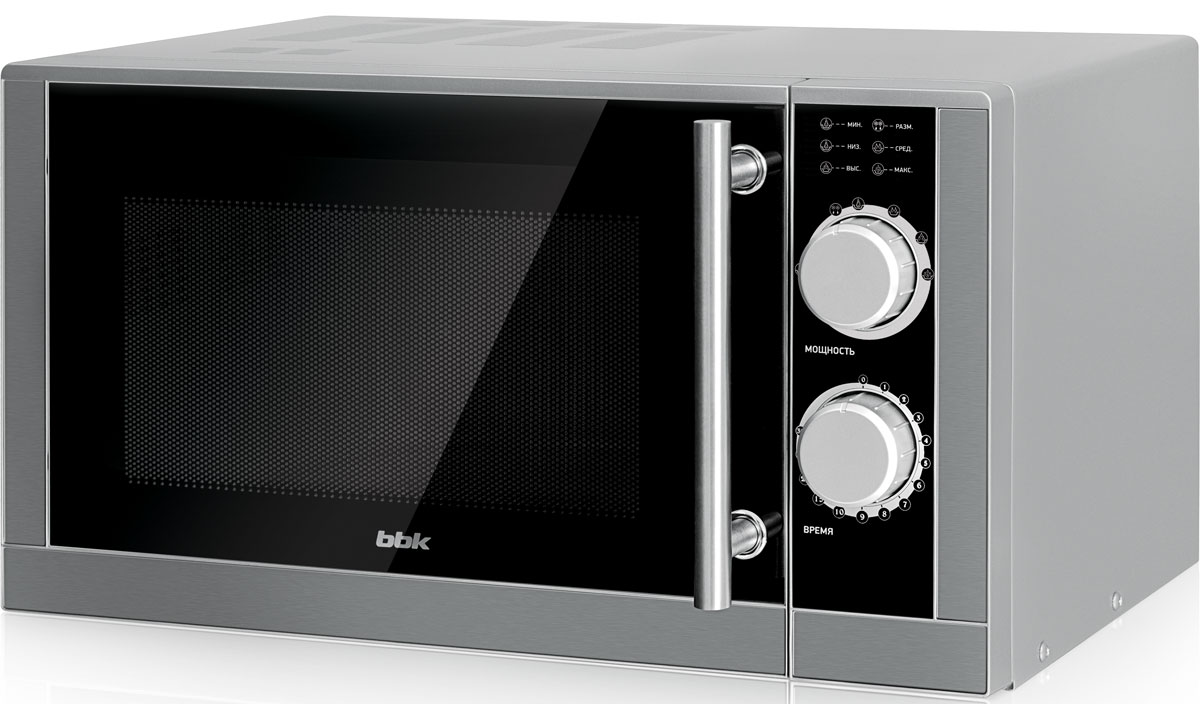 BBK 23MWS-929M/BX, Black СВЧ-печь23MWS-929M/BX/RU BBK 23MWS-929M/BX, Black СВЧ-печь23MWS-929M/BX/RUМикроволновая печь BBK 23MWS-929M/BX обладает внушительным объемом внутренней камеры 23 л, а также большой мощностью микроволн 900 Вт, что дает возможность приготовить или разогреть в ней блюда сразу для всей семьи. Классическийдизайн, наличие таймера, удобные в обращении элементы управления и возможность выбора самых необходимых режимов работы поворотом одного переключателя делают данную модель незаменимым помощником.Диаметр поворотного стола: 27 смТаймер: 30 мин