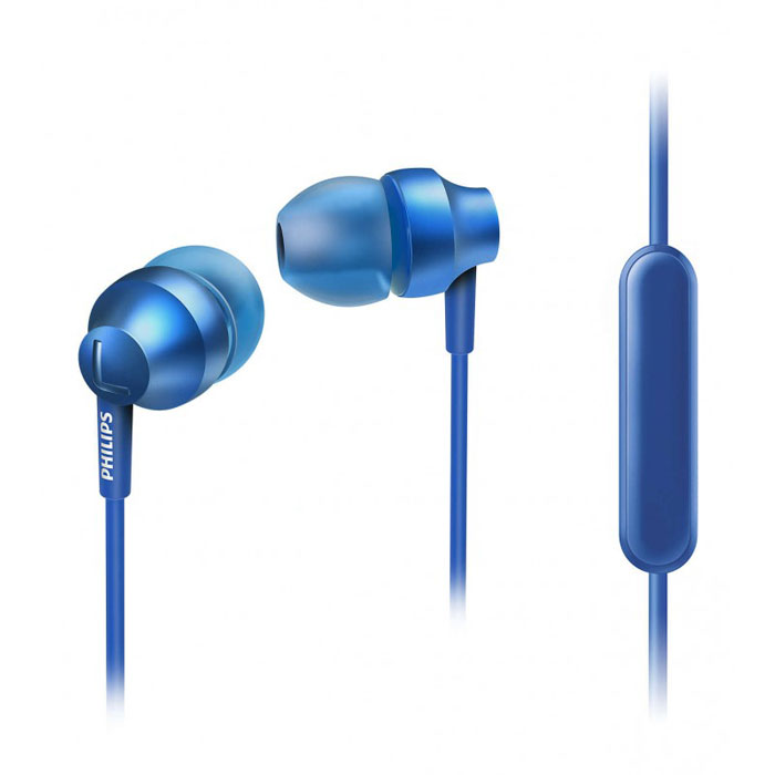 Philips SHE3855BL/01 наушникиSHE3855BL/00 Philips SHE3855BL/01 наушникиSHE3855BL/00Стильные и удобные наушники-вкпадыши Philips Chromz (SHE3855) с превосходным дизайном обеспечивают воспроизведение насыщенных басов. Цвета матовой отделки, выполненной методом вакуумной металлизации, соответствуют цветам iPhone 6s. В комплект входят насадки 3 размеров (маленькие, средние и большие), чтобы вы могли выбрать подходящий вариант для себя.Благодаря встроенному микрофону можно легко переключаться между режимами разговора и прослушивания музыки, чтобы всегда оставаться на связи.Качественная матовая отделка, выполненная методом вакуумной металлизации, обеспечивает дополнительную защиту.Эргономичная овальная звуковая трубка обеспечивает максимально комфортную посадку, подстраиваясь под форму уха.Ультракомпактные наушники с удобной посадкой полностью заполняют ушную раковину и заглушают внешние звуки.Компактные наушники-вкладыши Philips Chromz (SHE3855) с удобной посадкой и мощными излучателями обеспечивают чистый звук и мощный бас.Мягкий резиновый сгиб предотвращает повреждение контактов при многократном сгибании кабеля и продлевает срок службы наушников.