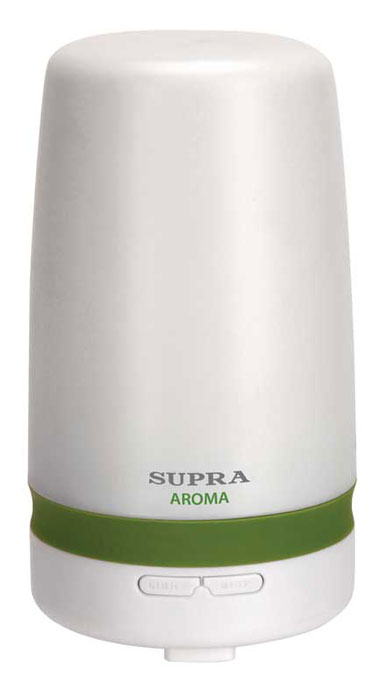 Supra HDS-510AR увлажнитель воздухаHDS-510AR Supra HDS-510AR увлажнитель воздухаHDS-510ARКомпактный прибор Supra HDC-510AR – ни что иное, как электронный ароматизатор воздуха. Наполните его резервуар водой, сделайте трудный выбор между ароматическими маслами, включите и дышите глубоко. Повелевать сменой обонятельных декораций совсем несложно. На корпусе ароматизатора всего две клавиши. Нажимая их, вы можете выбрать цвет подсветки (или оставить его плавающим) и выбрать режим испарения в диапазоне от непрерывного, до порционного (по одному ароматному впрыску каждые 10 секунд). Увлажнитель воздуха создает минимальный шумовой фон и способен автоматически отключаться при недостаточном количестве воды в резервуаре.Аромадиффузор (ароматерапия)Возможность выбора цвета и режима работы