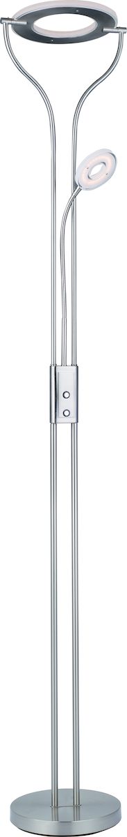Светильник напольный Arte Lamp DUETTO LED A5904PN-2SSA5904PN-2SS Светильник напольный Arte Lamp DUETTO LED A5904PN-2SSA5904PN-2SS
